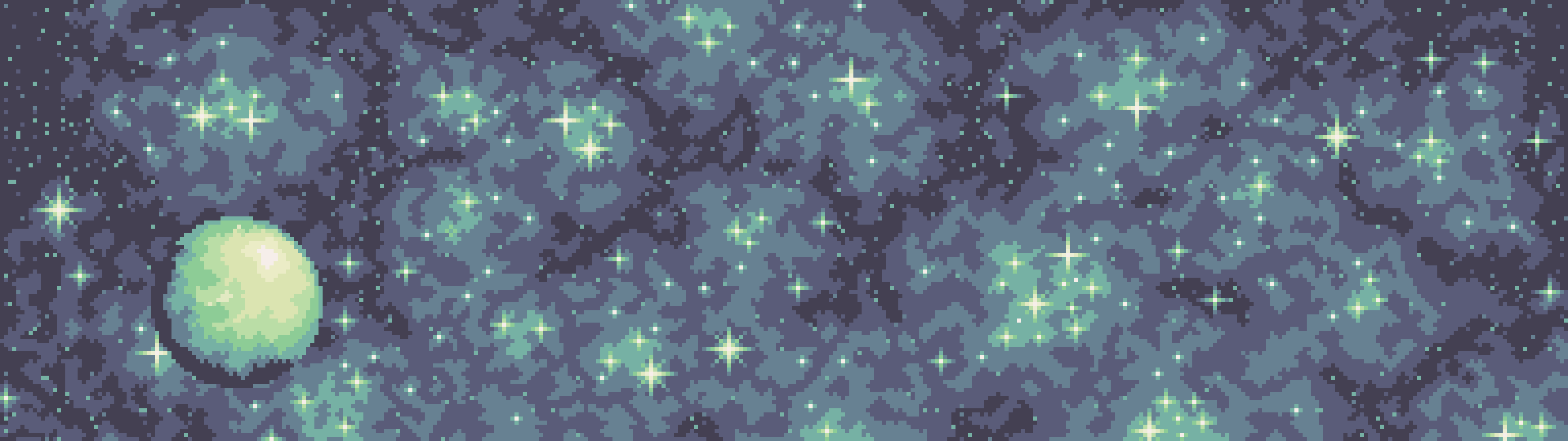3840x1080 Tried to make a wide wallpaper for my double monitors, was gonna animate it but idk