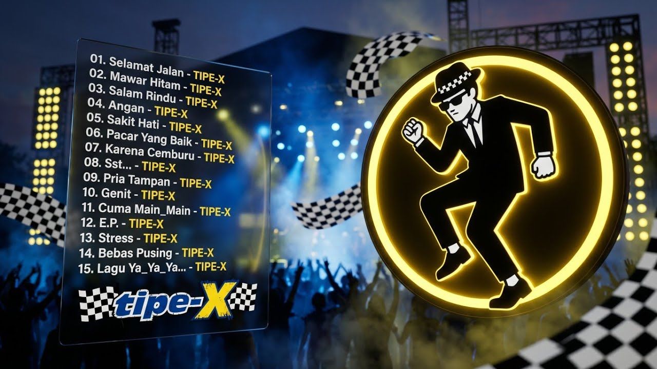 1280x720 Tipe X Lagu Pilihan Terbaik & Terpopuler. Mawar Hitam. Kamu Gak Sendiri