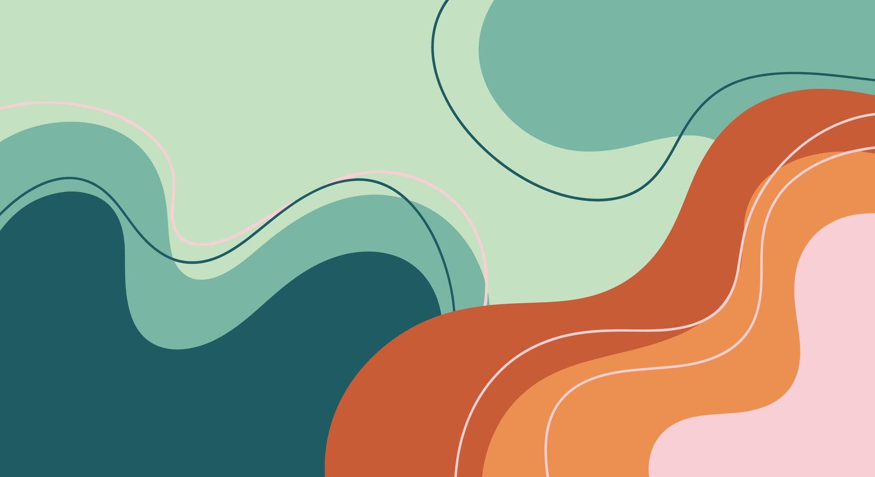 1797x980 Stunning modern abstract background with vibrant colors and elegant flowing shapes for creative projects