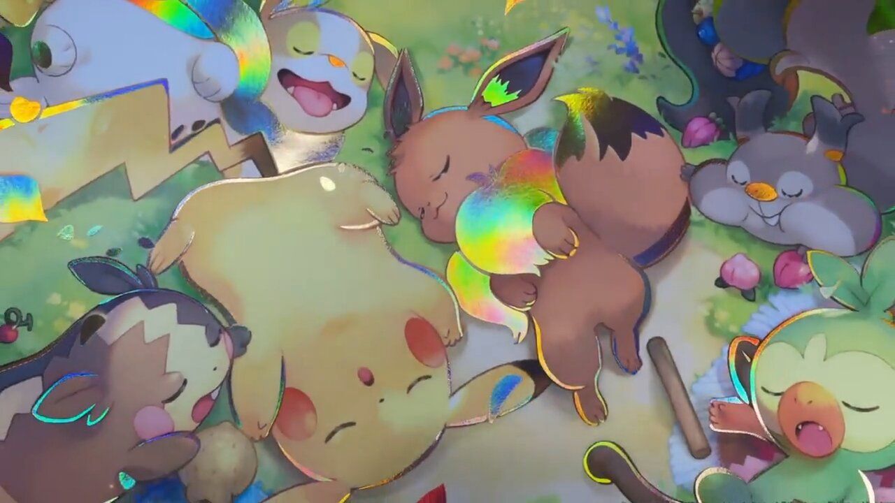 1280x720 Foil Pokémon TCG: Berry Sleepy Playmat: Premium Custom Playmats