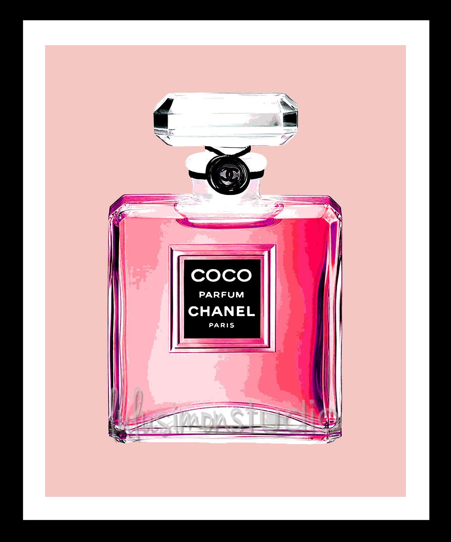 1440x1728 COCO Chanel Perfume Print, $15.00
