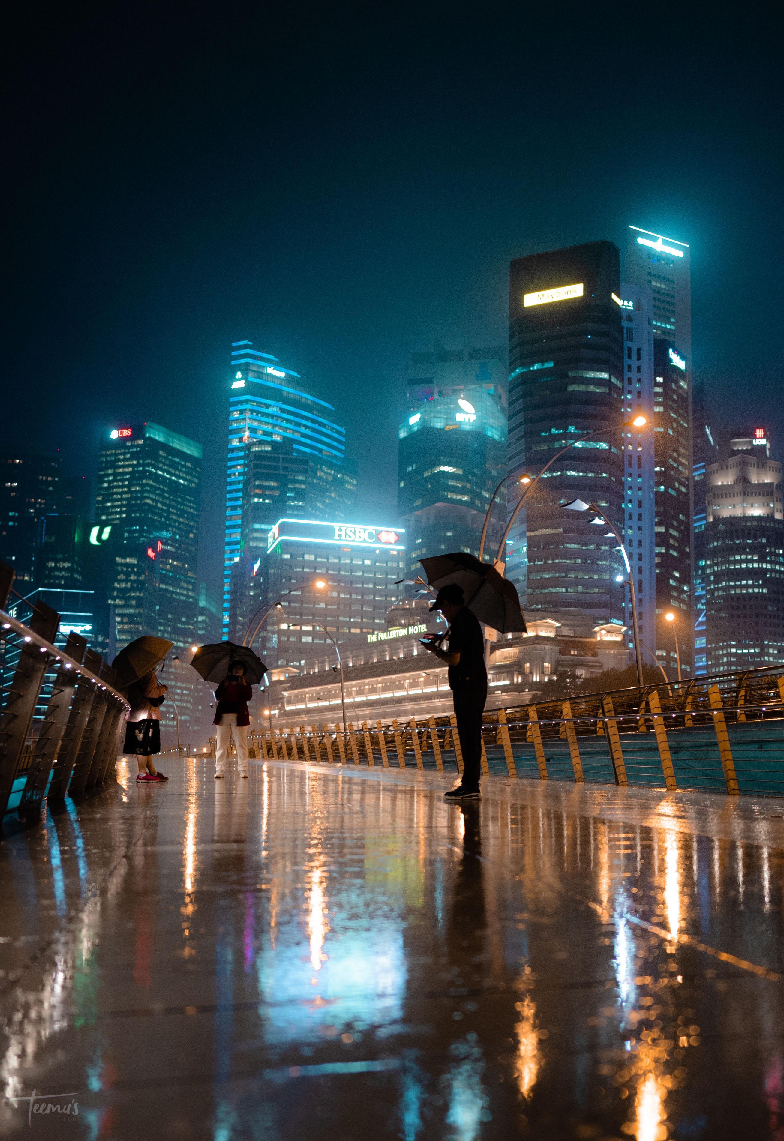 2613x3804 Singapore In The Rain (x Post R Cityporn). IPhone X Wallpaper X Wallpaper HD
