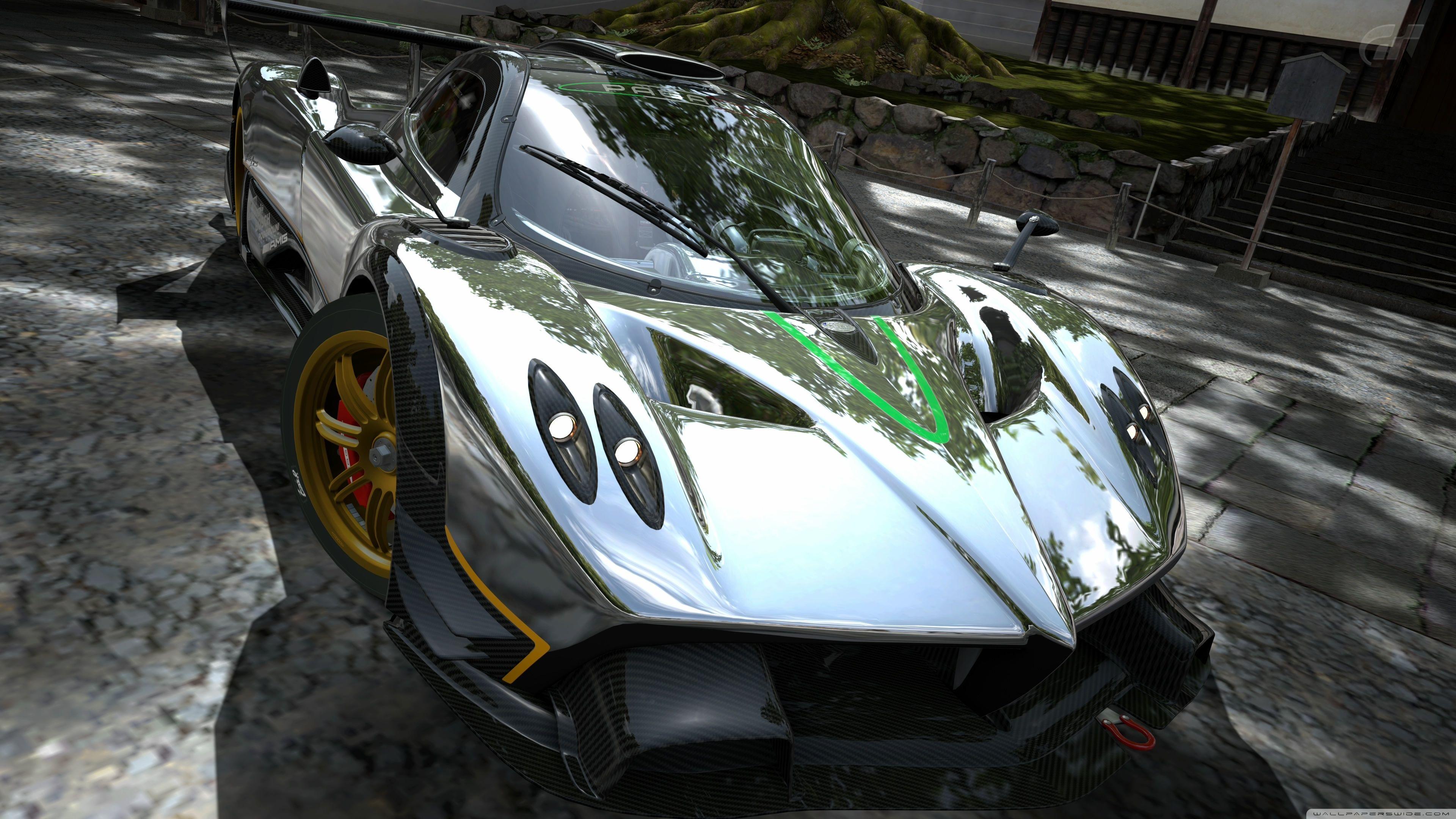 3840x2160 Pagani Zonda R Chrome Ultra HD Desktop Background Wallpaper for 4K