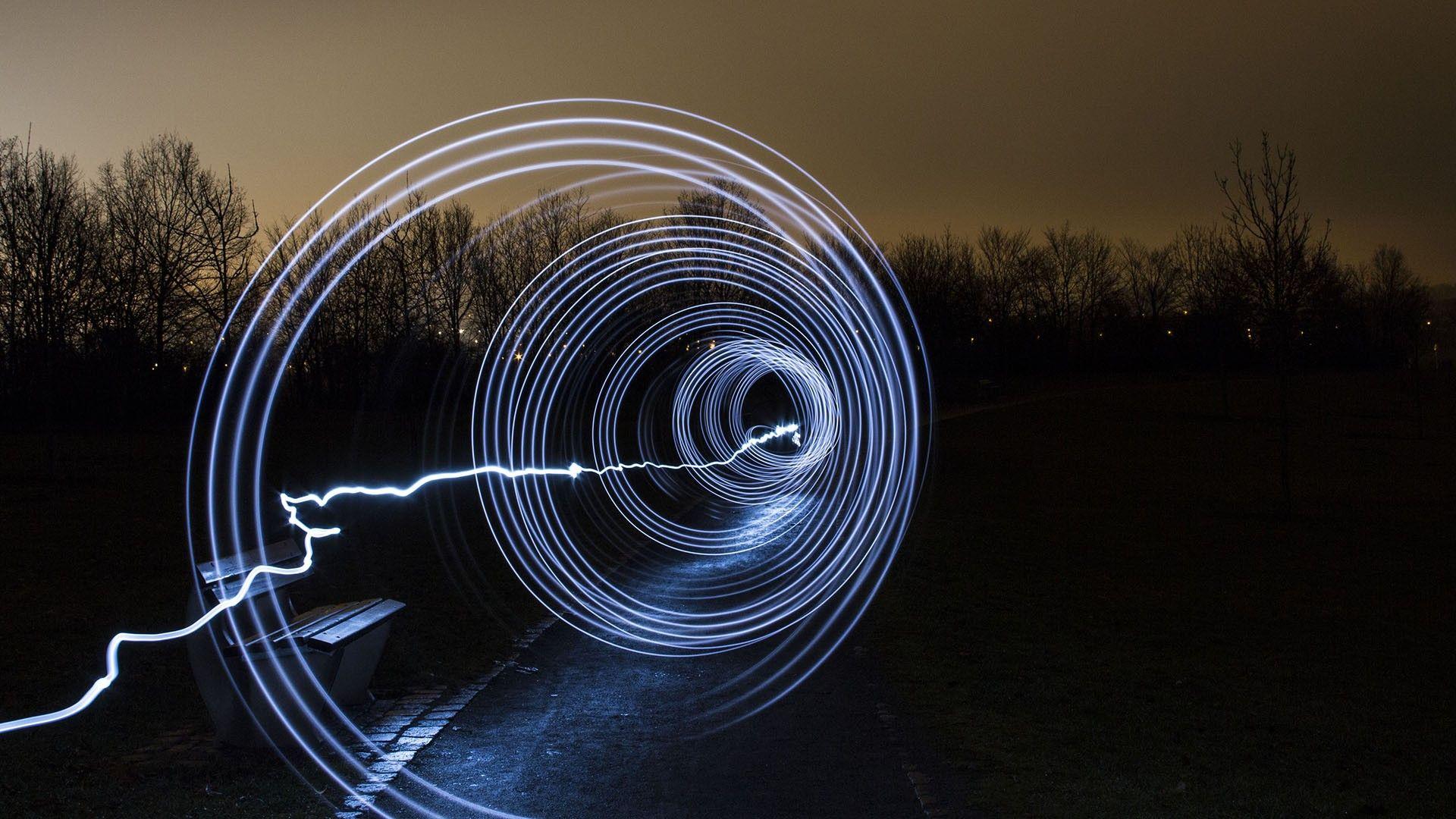 light painting wallpaper