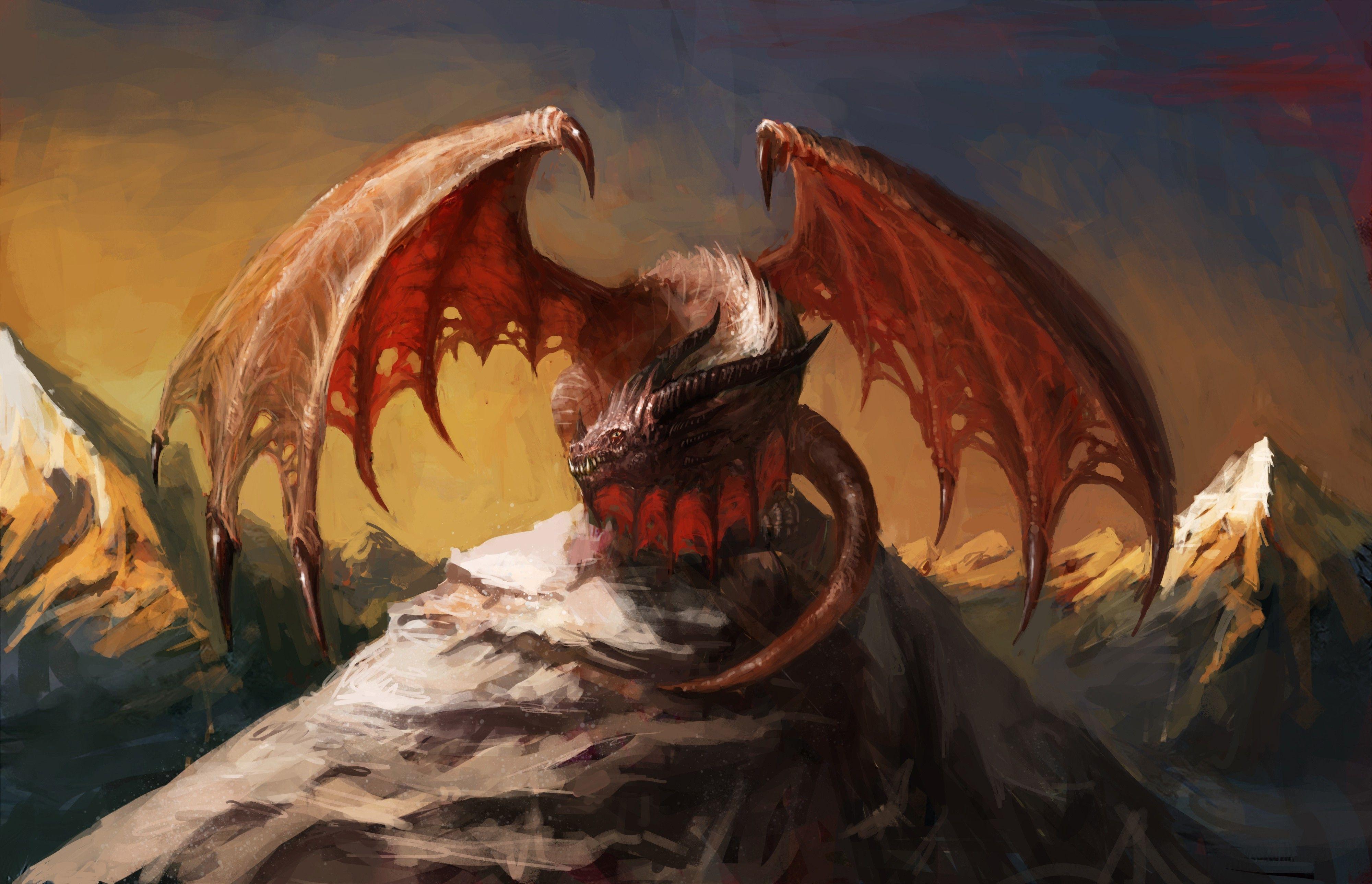 Dragon Digital Art Wallpapers - Top Free Dragon Digital Art Backgrounds ...