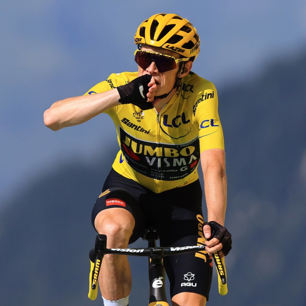 1280x1280 The Lethal Fish Packer About to Win the Tour de France