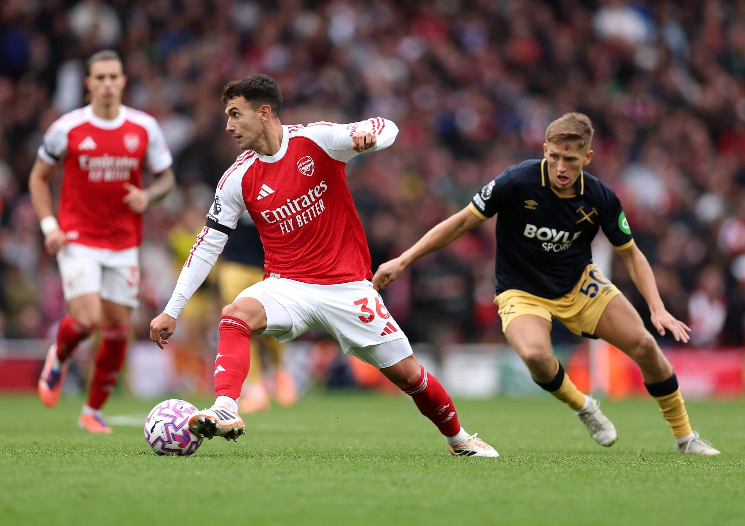 2560x1807 Martin Odegaard may be out, but Martin Zubimendi and Eberechi Eze have supercharged Arsenal's midfield