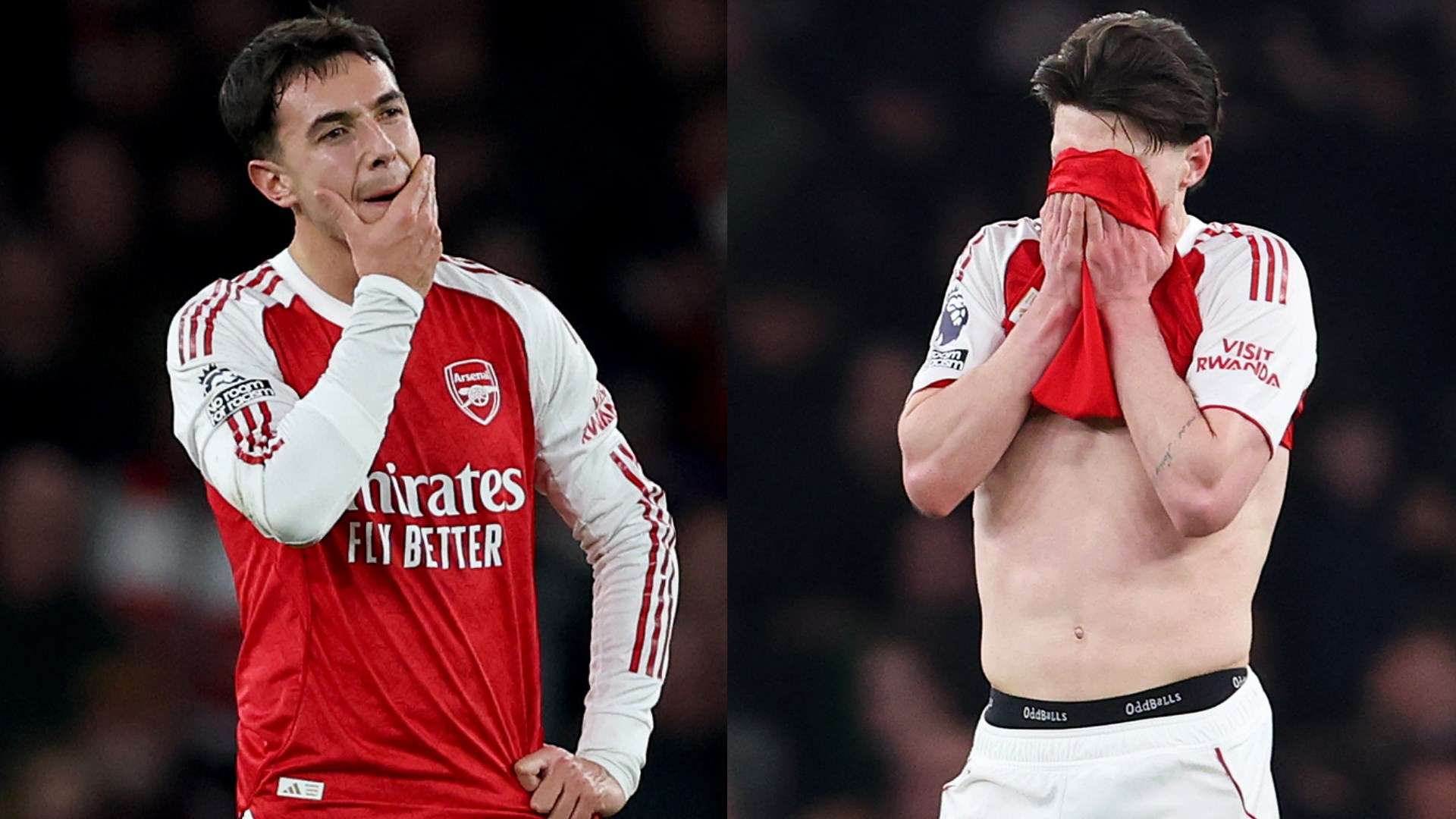1920x1080 Arsenal player ratings vs Man Utd: Is the bottlejob on?! Martin Zubimendi error leads nervy performance as Gunners lose ground in Premier League title race. Goal.com English Qatar