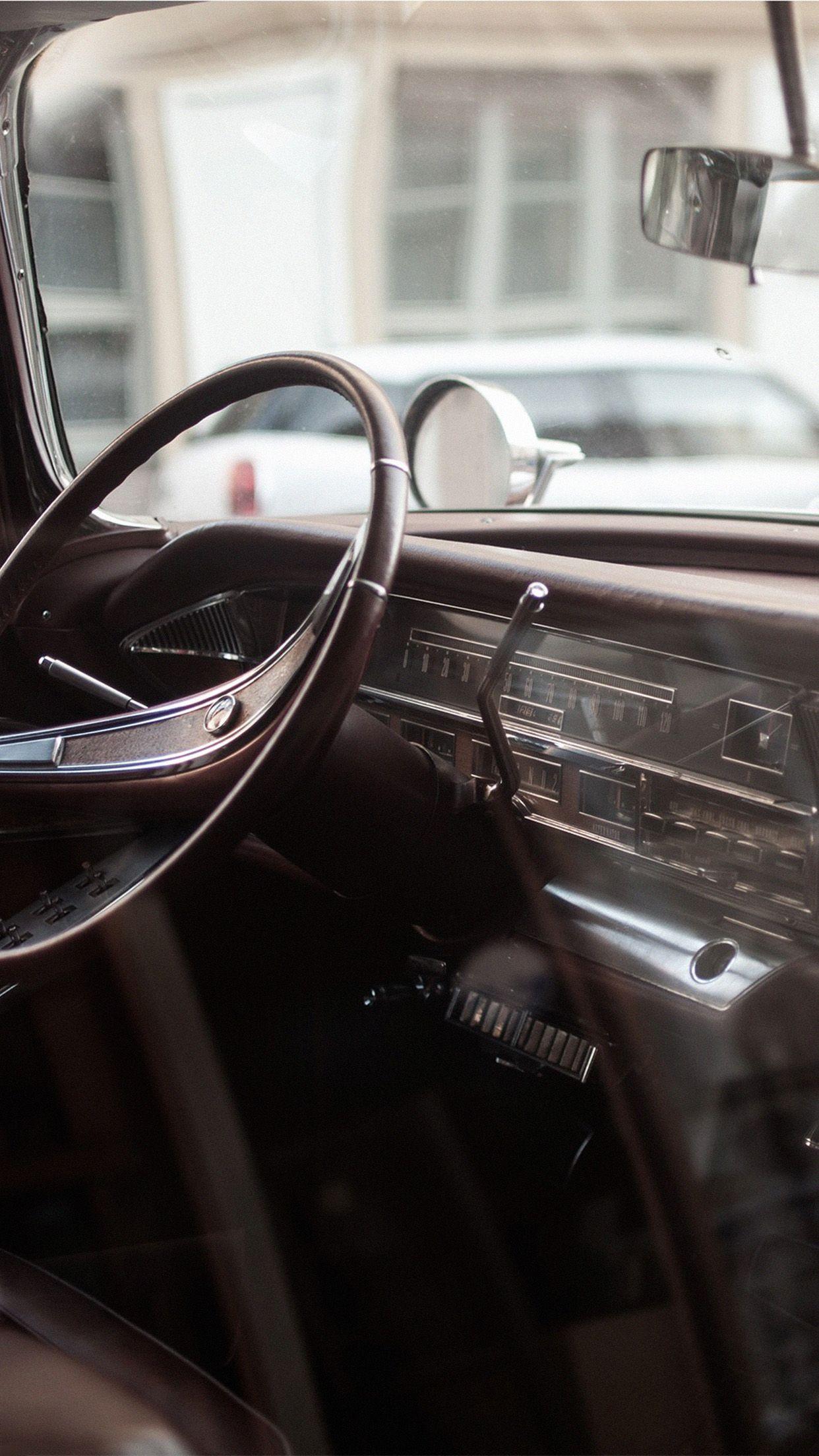 1242x2208 Driver Seat Old Car Vintage Passion Android Wallpaper free download