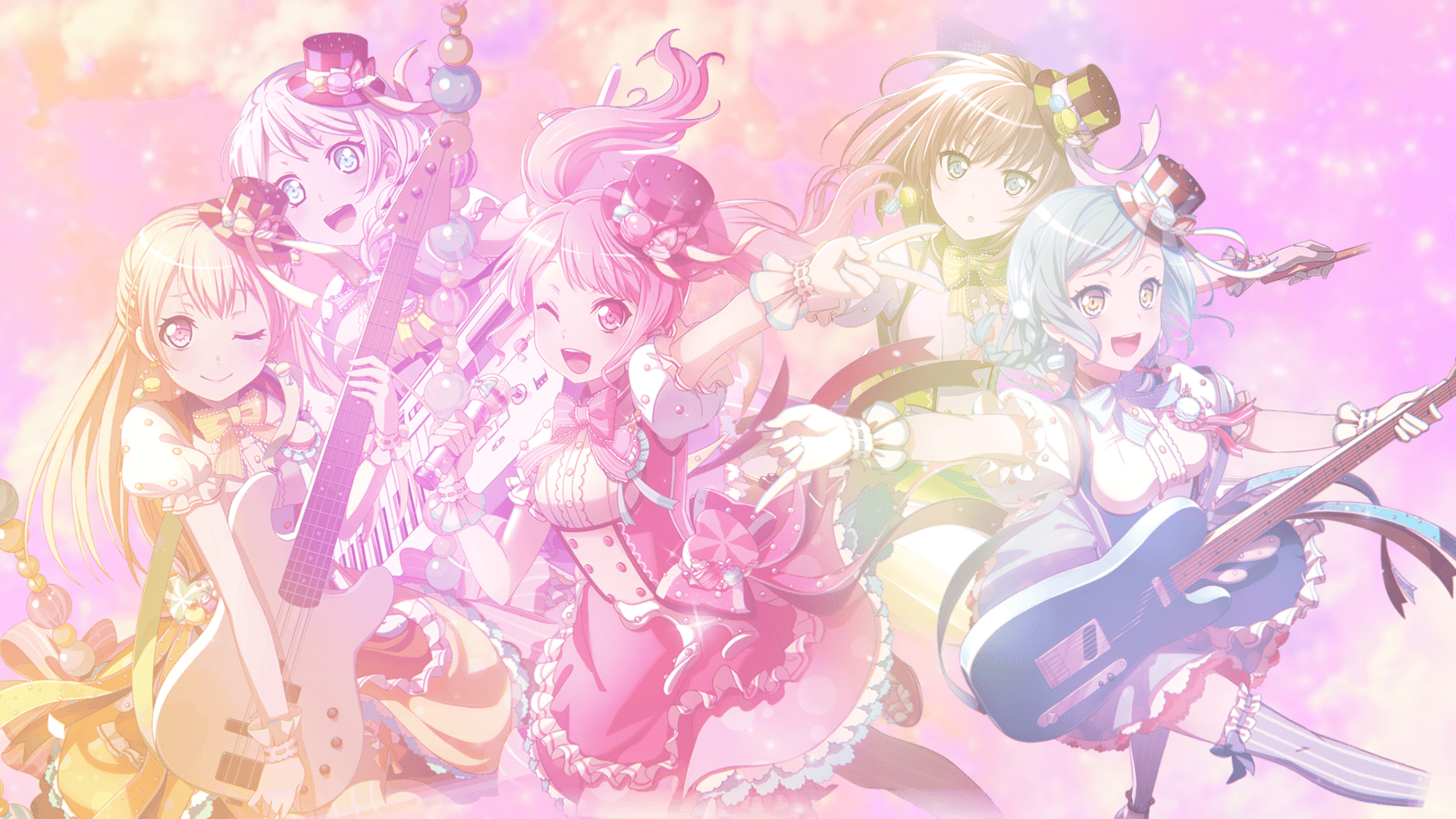 1920x1080 Bang Dream Pastel Palettes Wallpaper