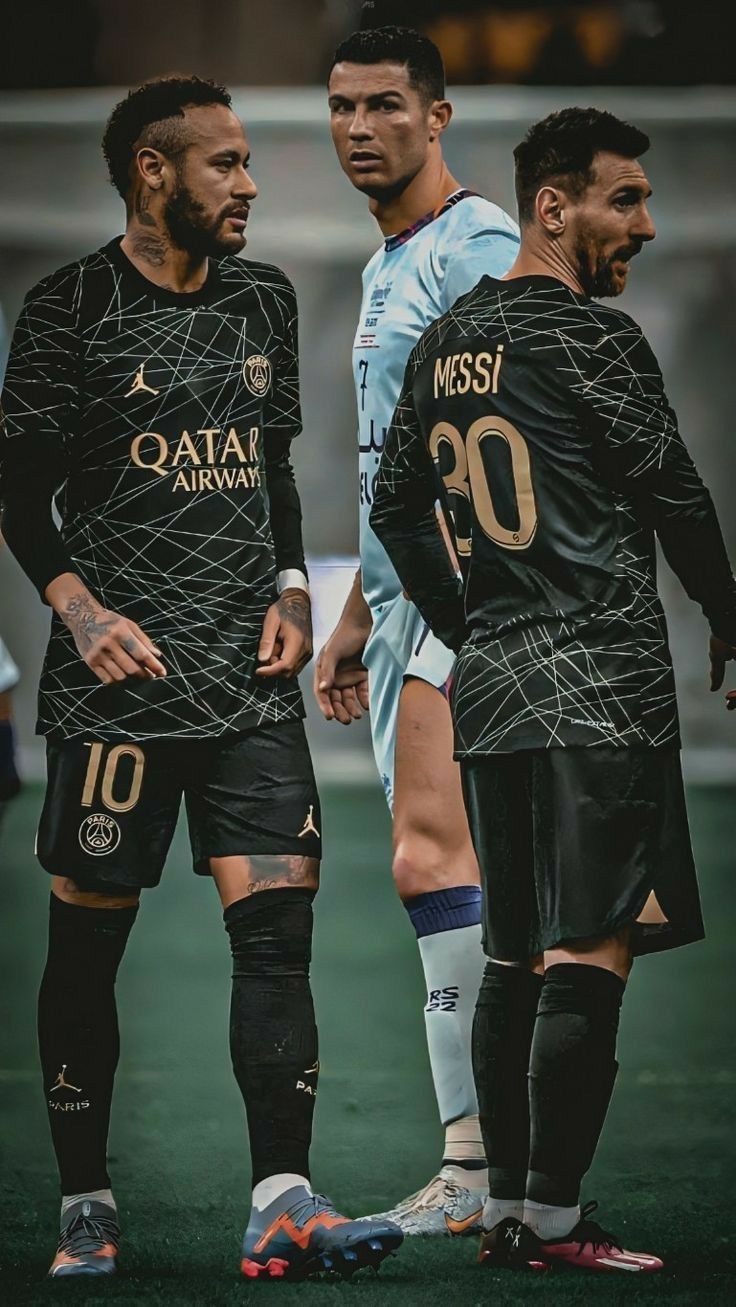 736x1307 Ronaldo Neymar Messi Together