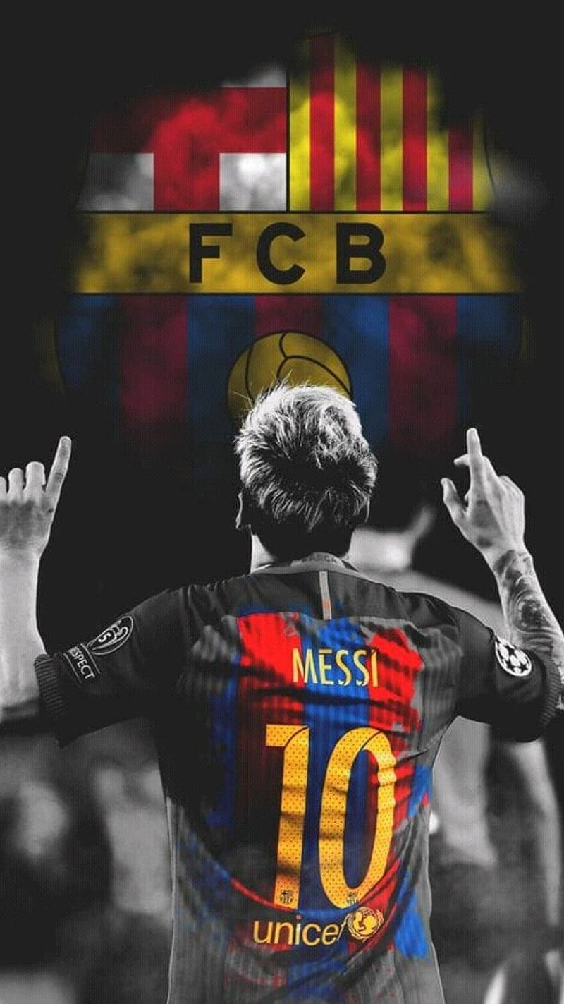 800x1423 Messi Ronaldo Neymar, f c b messi, messi, football player, HD phone wallpaper