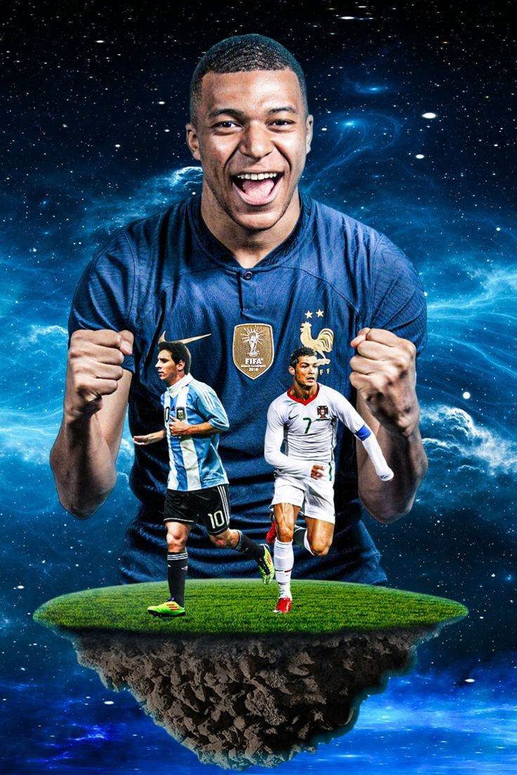 736x1103 KYLIAN MBAPPE vs RONALDO / MESSI