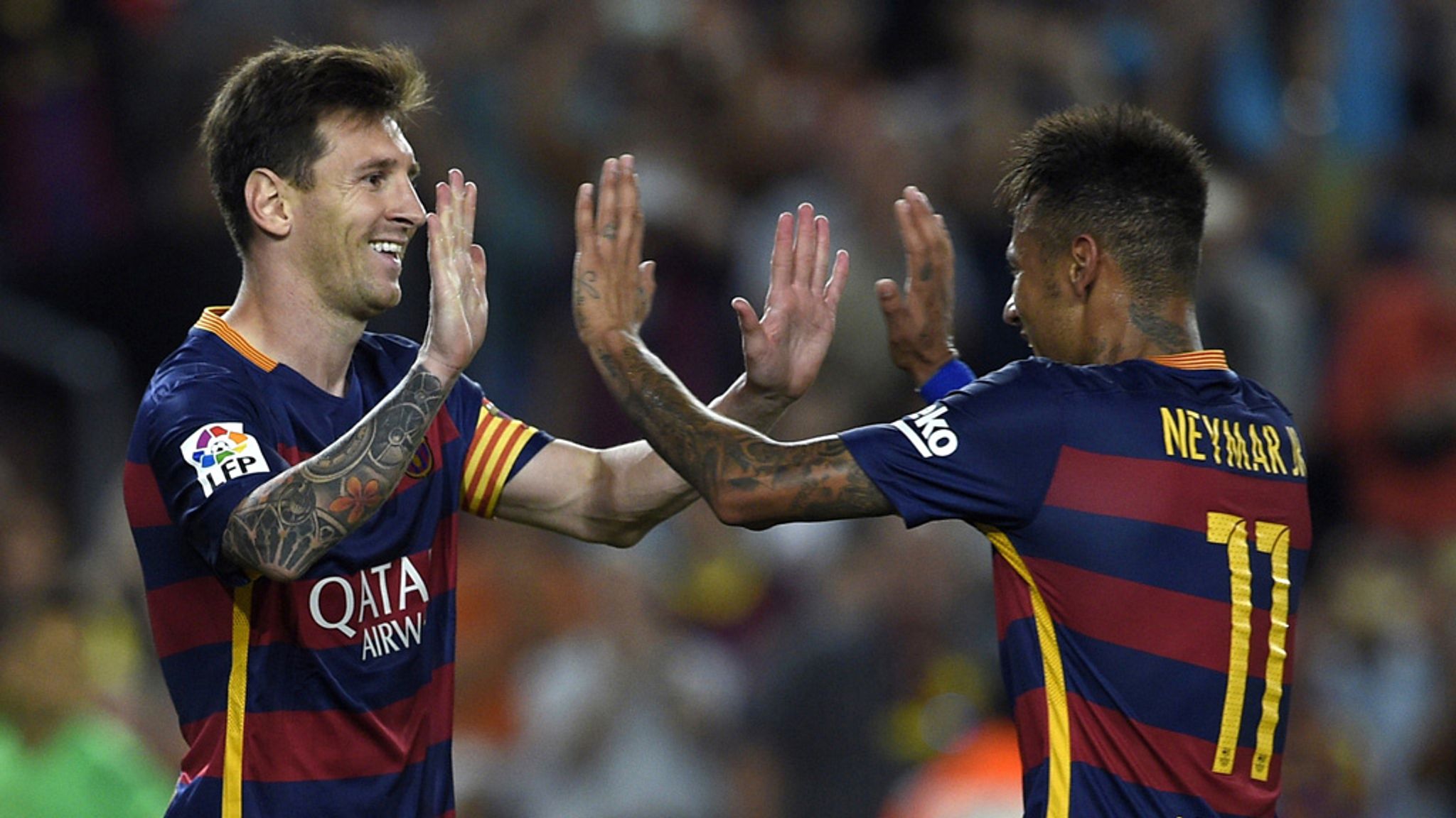 2048x1152 Cristiano Ronaldo, Lionel Messi and Neymar compete for 2015 Ballon d'Or