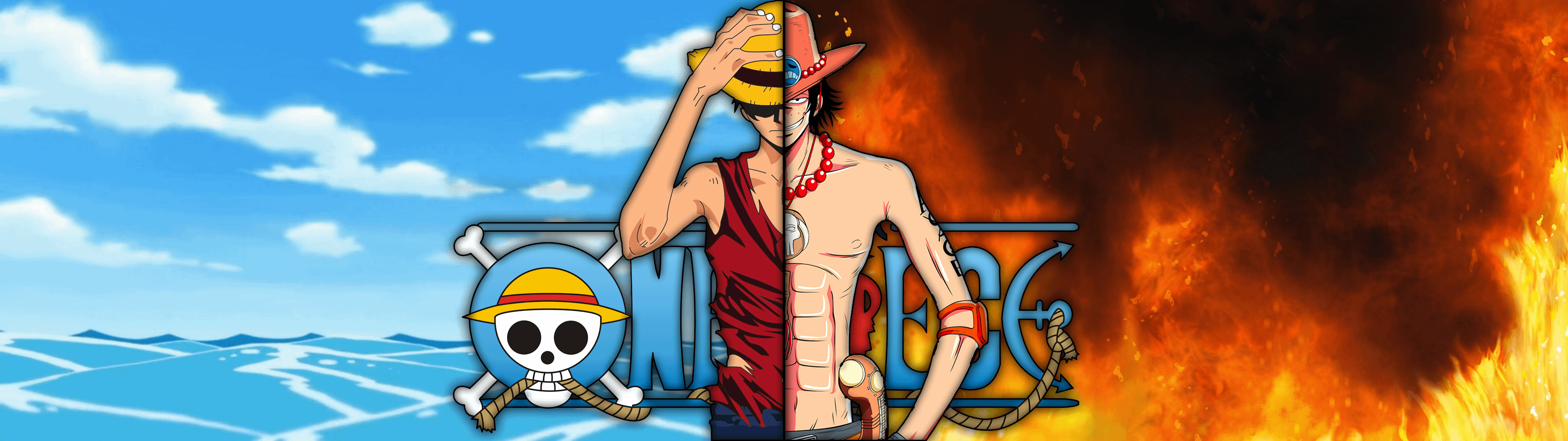 3840x1080 Dual Monitor One Piece Wallpaper