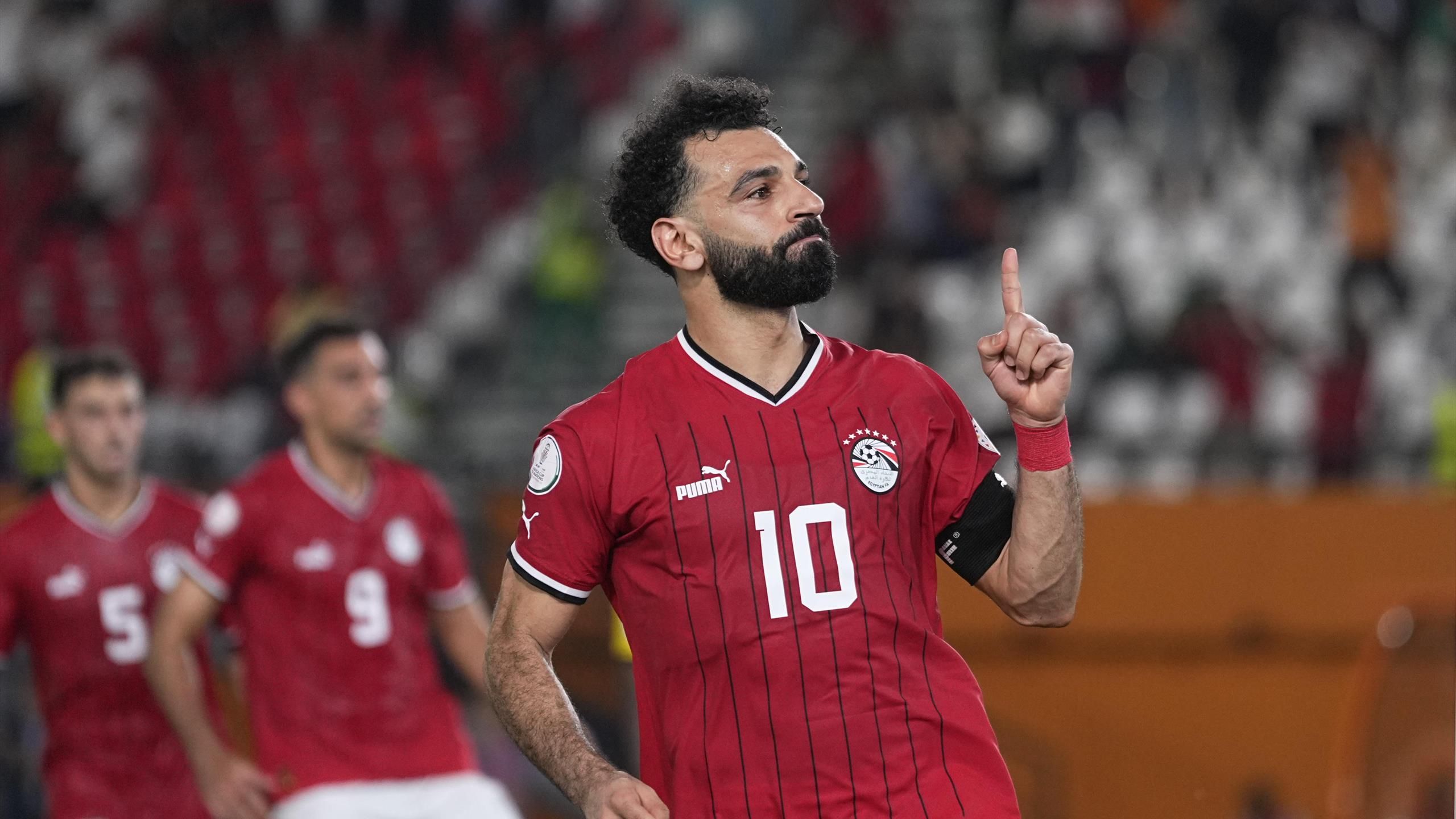 2560x1440 Mohamed Salah Earns Egypt Draw With Mozambique With Injury Time Penalty In AFCON Group Match