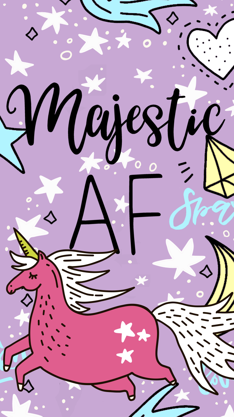 750x1334 Majestic AF Self Care Wallpaper