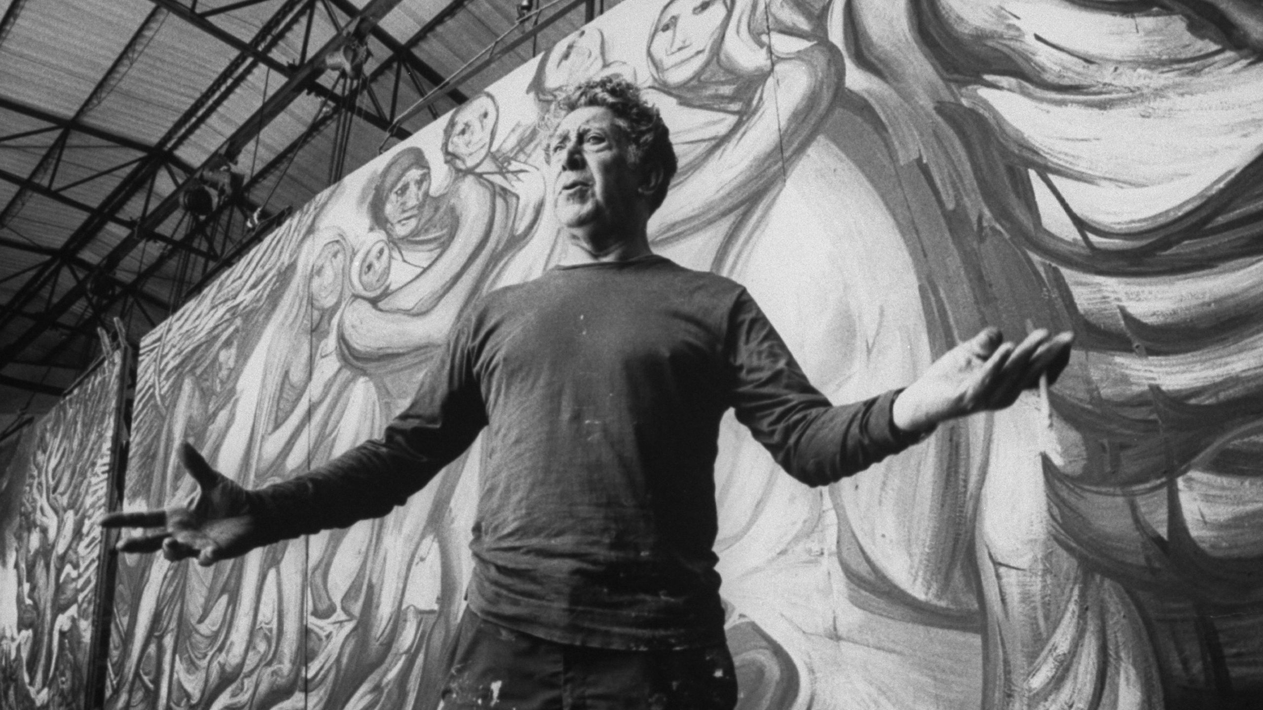2560x1440 David Alfaro Siqueiros: restauran mural en CU