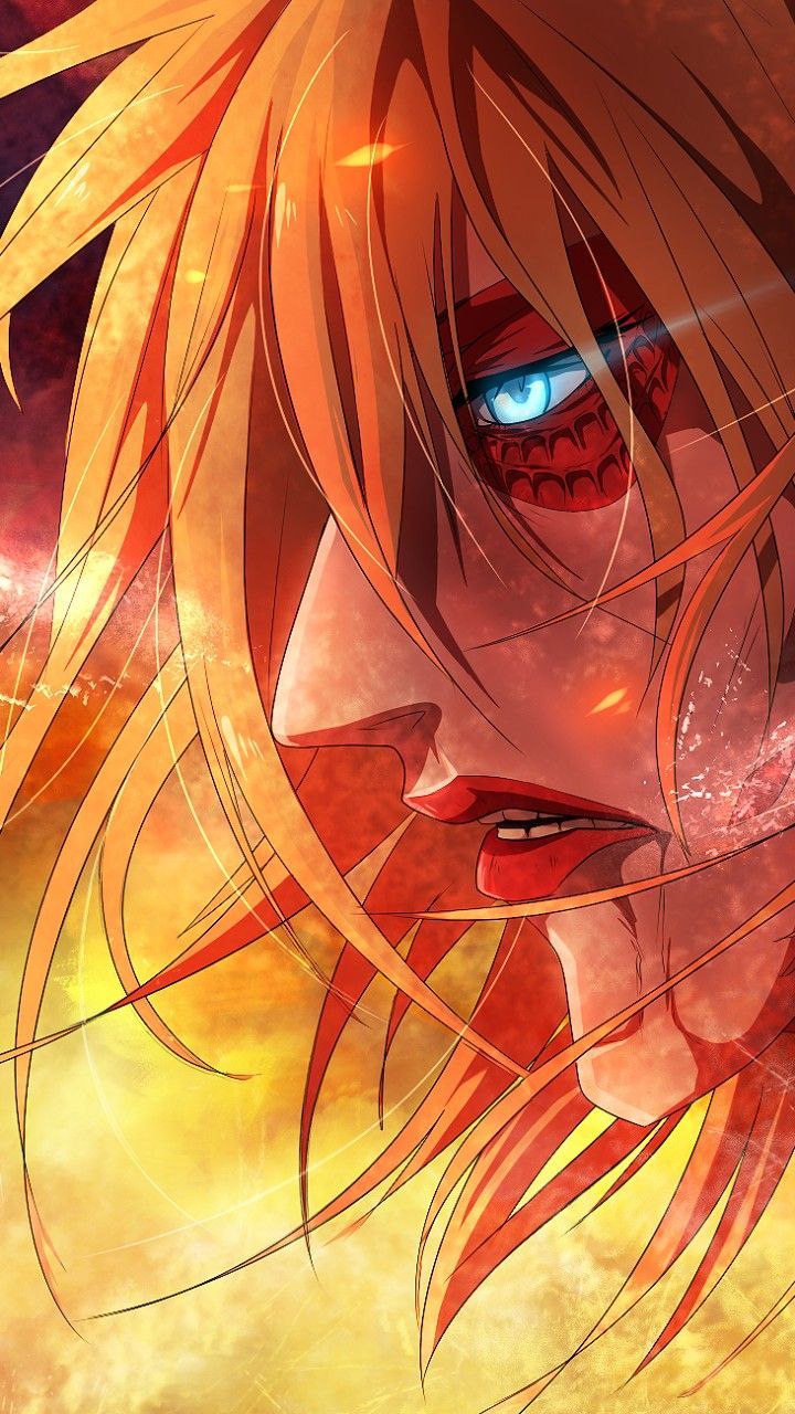 720x1280 Female Titan Wallpaper. Атака на титанов, Титан. Armor titan wallpaper, Annie aot wallpaper, Anime attack on titan
