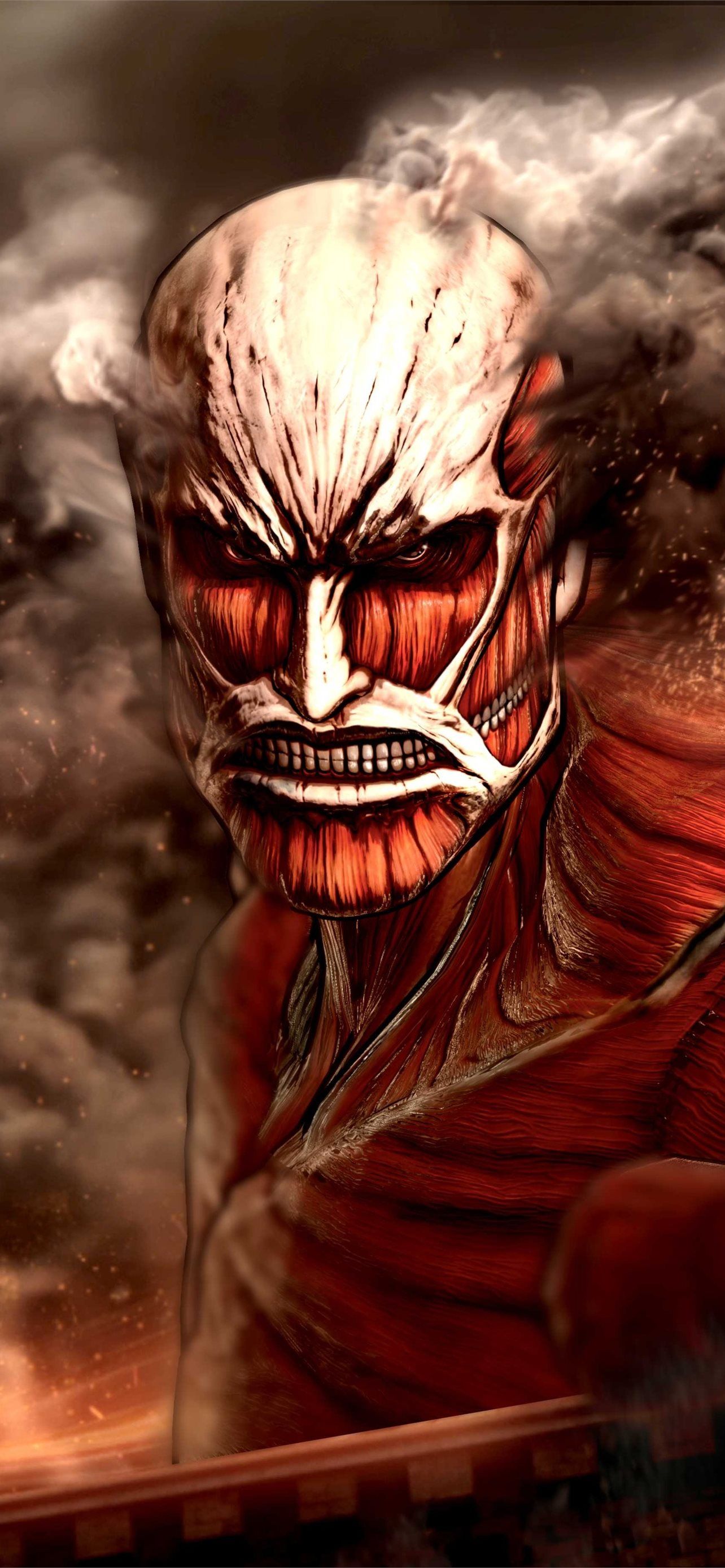 1284x2778 Titan Wallpaper Attack On Titan For Free Attack On Titan Eren Vs Titan Desktop Wallpaper Download