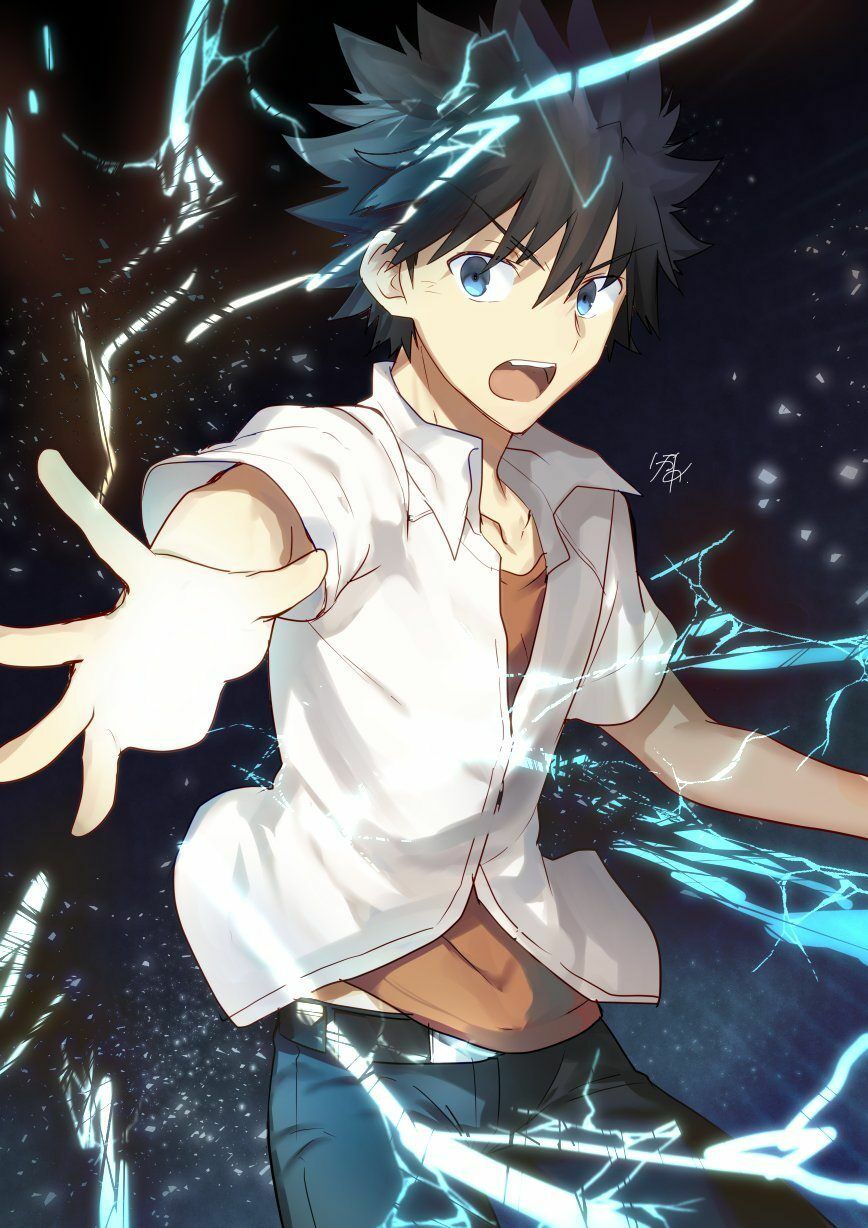 868x1228 Imagine Breaker (Kamijou Touma) VS Instant Death (Yogiri Takatou)