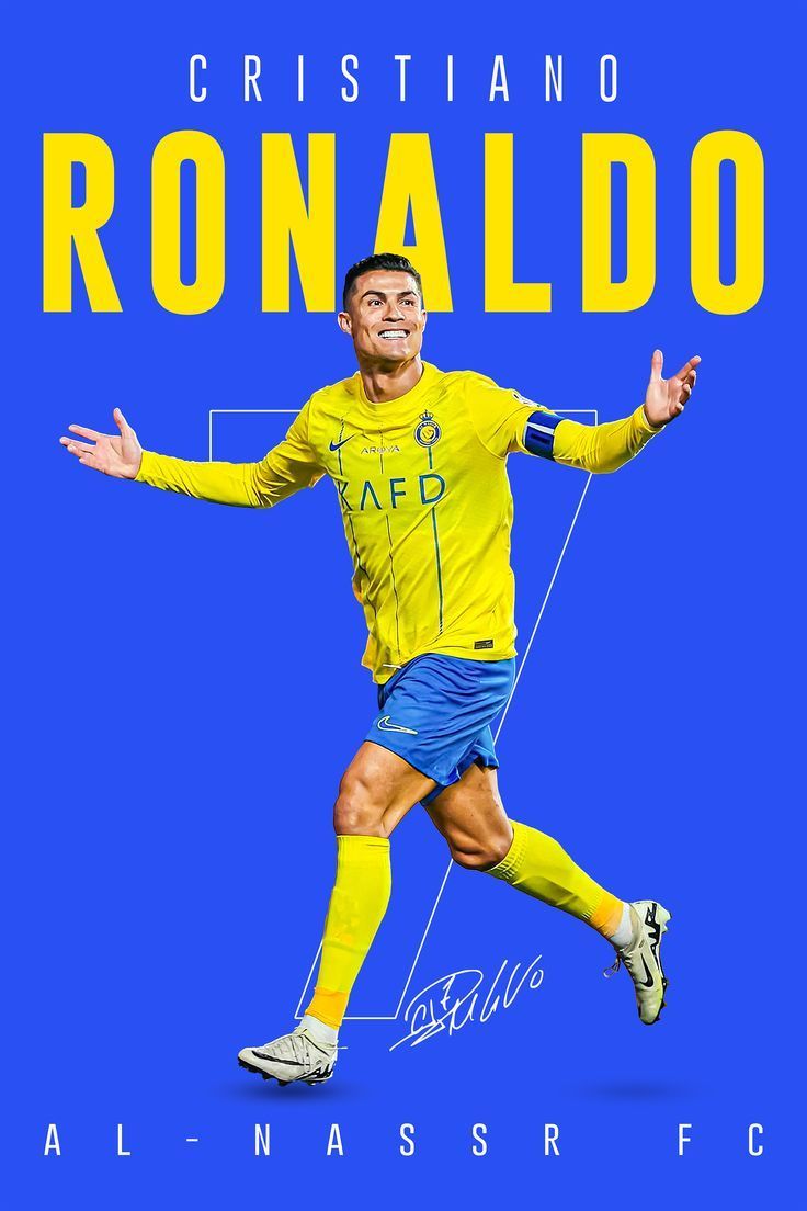 736x1104 Cristiano Ronaldo Poster Nassr Wallpaper