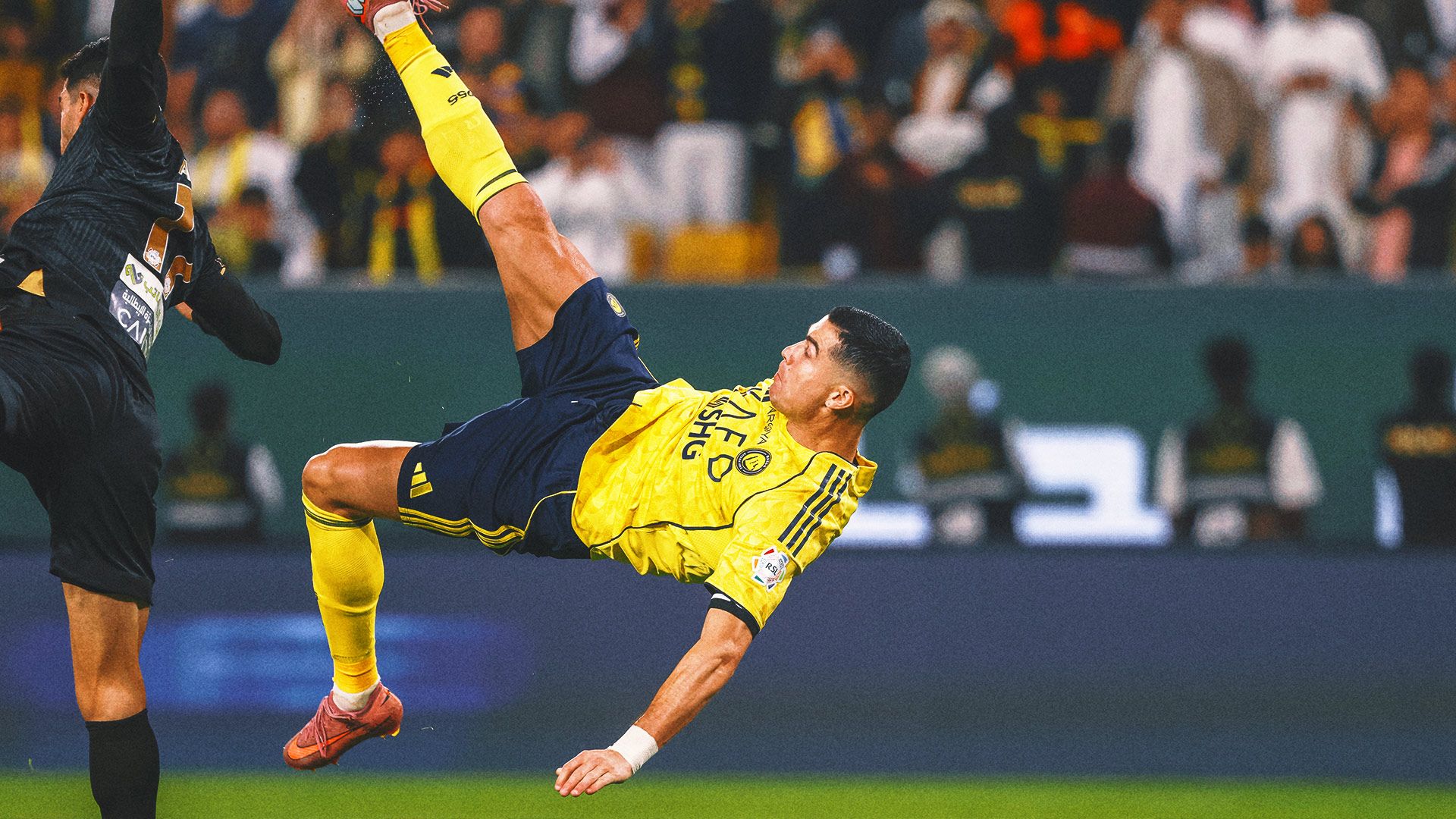 1920x1080 Cristiano Ronaldo Bicycle Kick! Portugal Star Nets Spectacular Goal for Al- Nassr