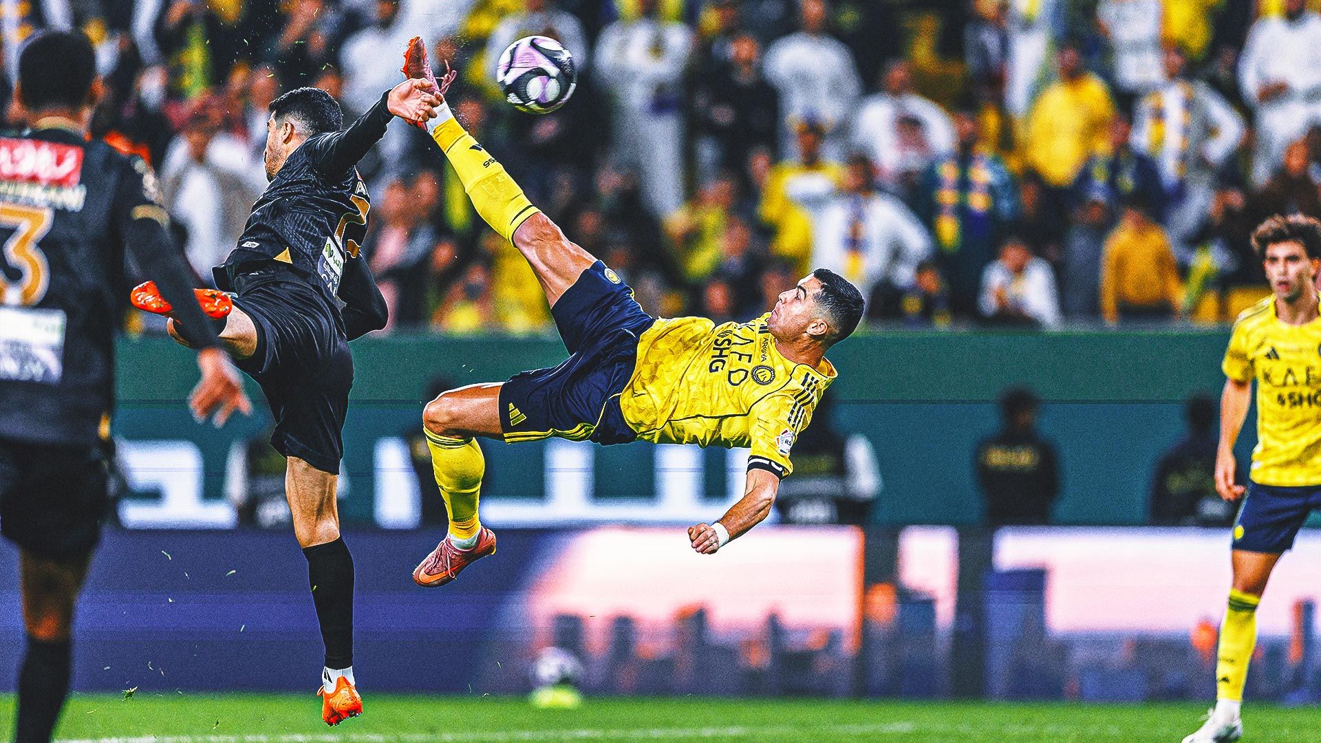1920x1080 Cristiano Ronaldo Scores From Bicycle Kick For Al Nassr In Saudi Pro League