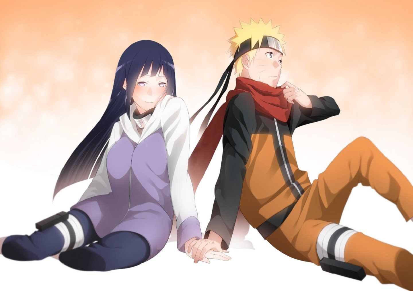 1440x1016 Hinata and Naruto HD Wallpaper: A Beautiful Anime Momentx1016