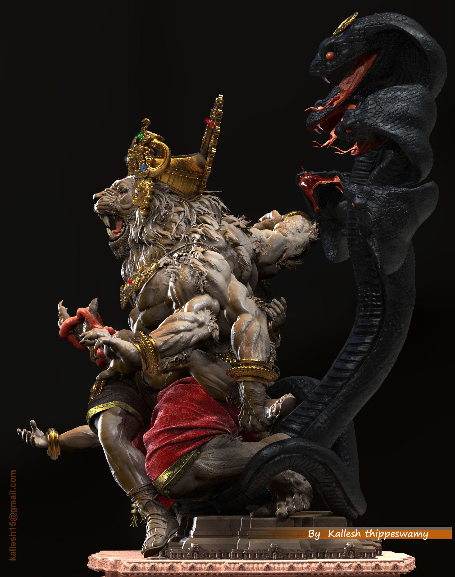 1920x2430 Narasimha Avatar
