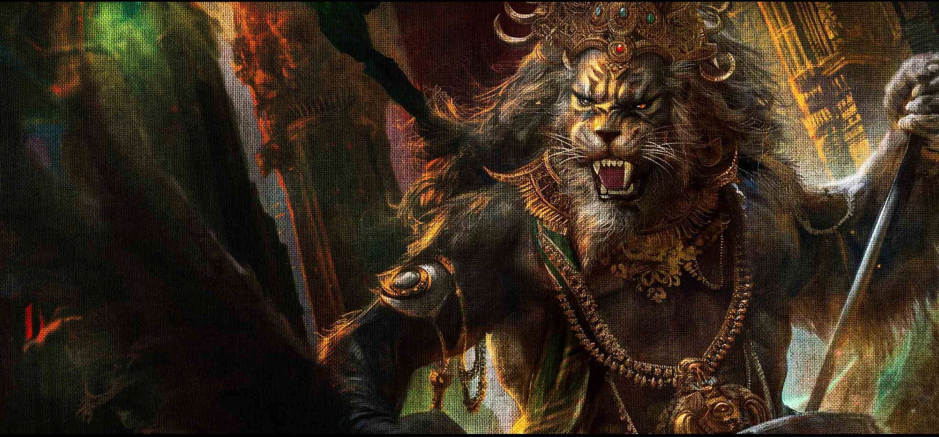 1920x894 Narasimha Avatar Narasimha The Mighty Protector. By Deepali Patwadkar