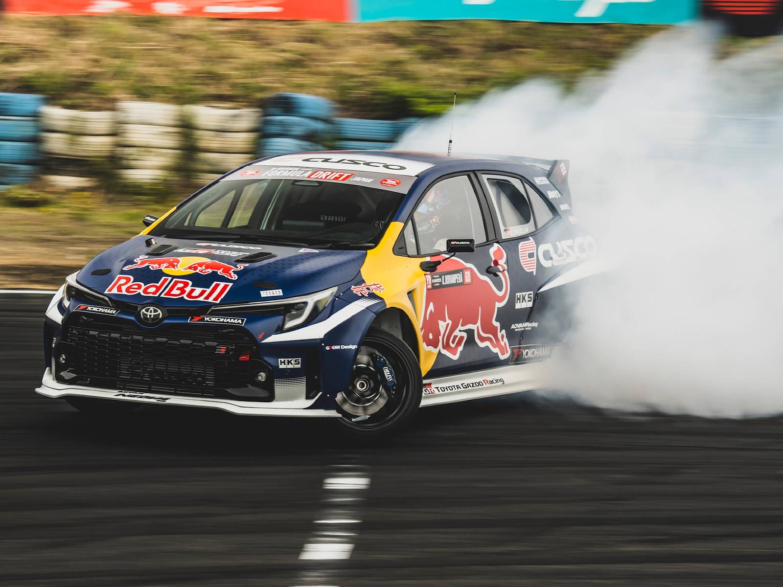 1600x1200 WRC Champion Drifts Toyota GR Corolla To Victory On Formula Drift Debut