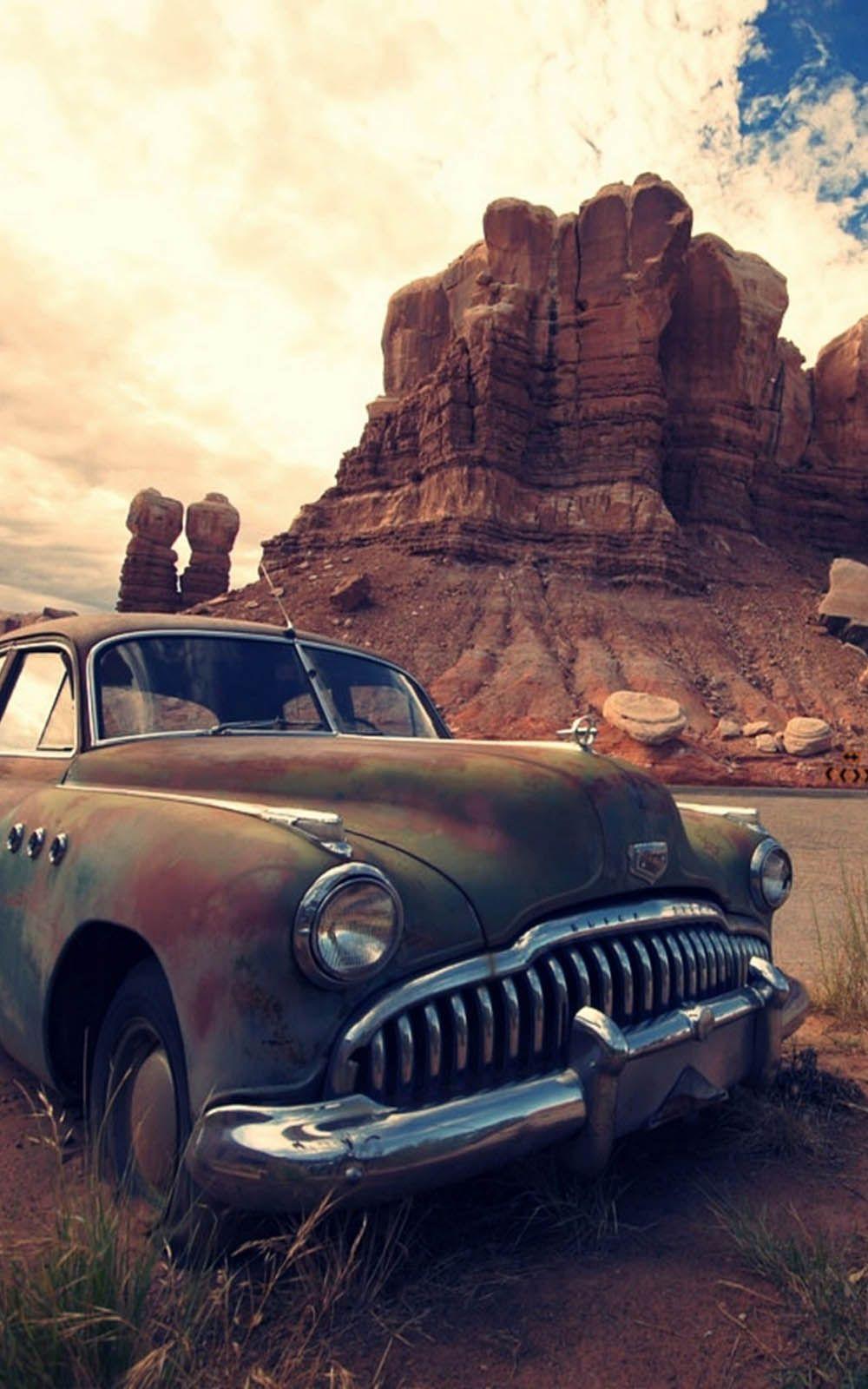 1000x1600 Abandoned Old Buick Free HD Mobile Wallpaper
