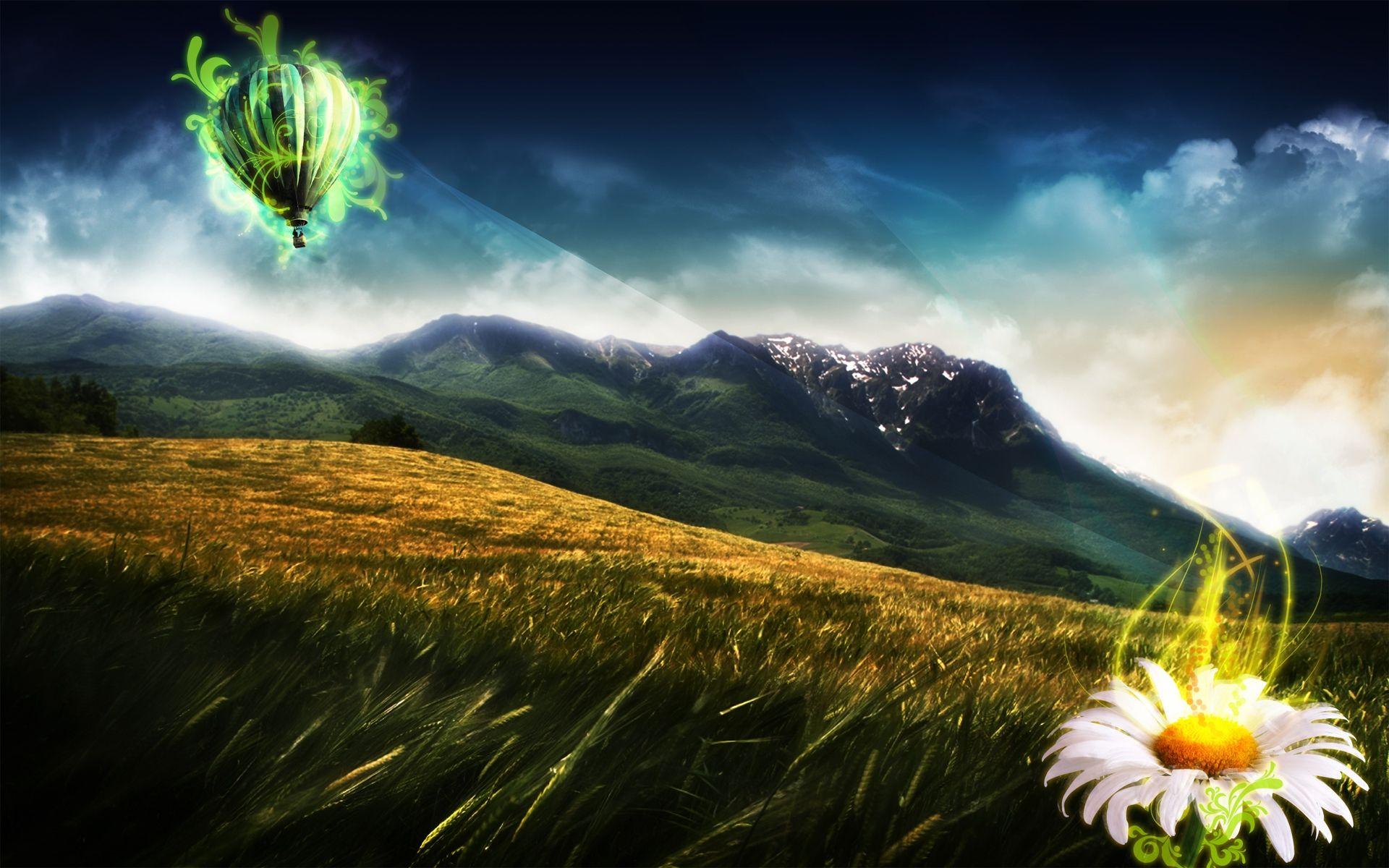 1920x1200 Picture, energy, wallpaper, drawn, positive, house