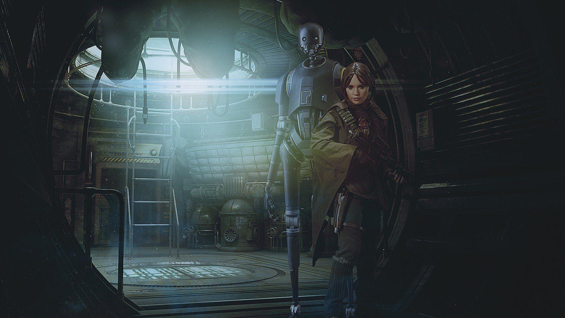1920x1080 Jyn Erso, Rogue One: A Star Wars Story, Star Wars, Fan art HD Wallpaper / Desktop and Mobile Image & Photo