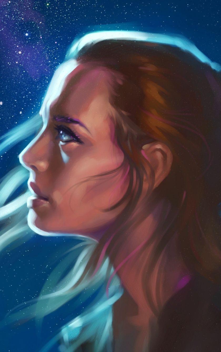 840x1336 Wallpaper Daisy Ridley, Rey, Star Wars, Fan Art Star Wars
