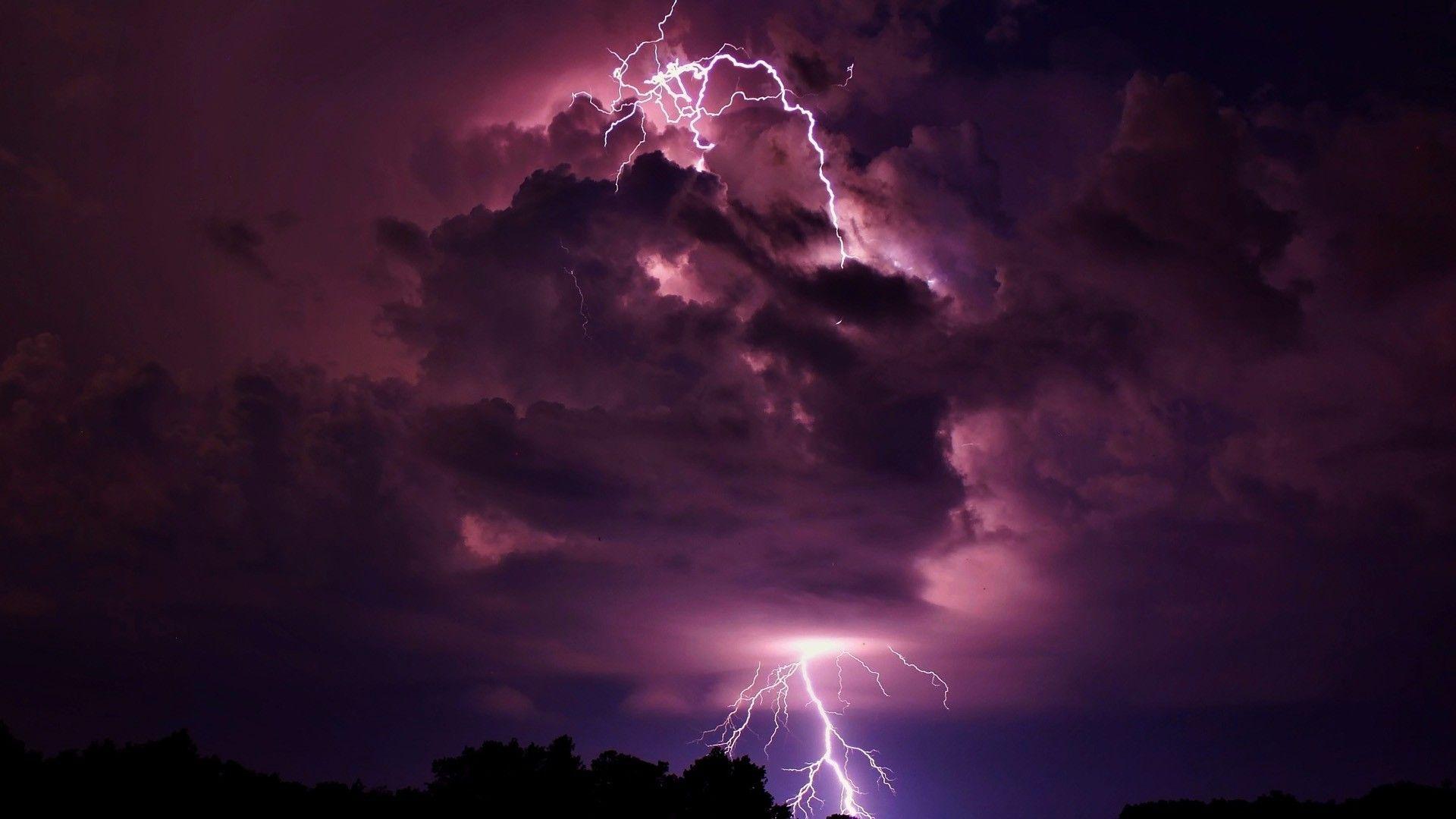 1920x1080 Thunder and Lightning Wallpaper