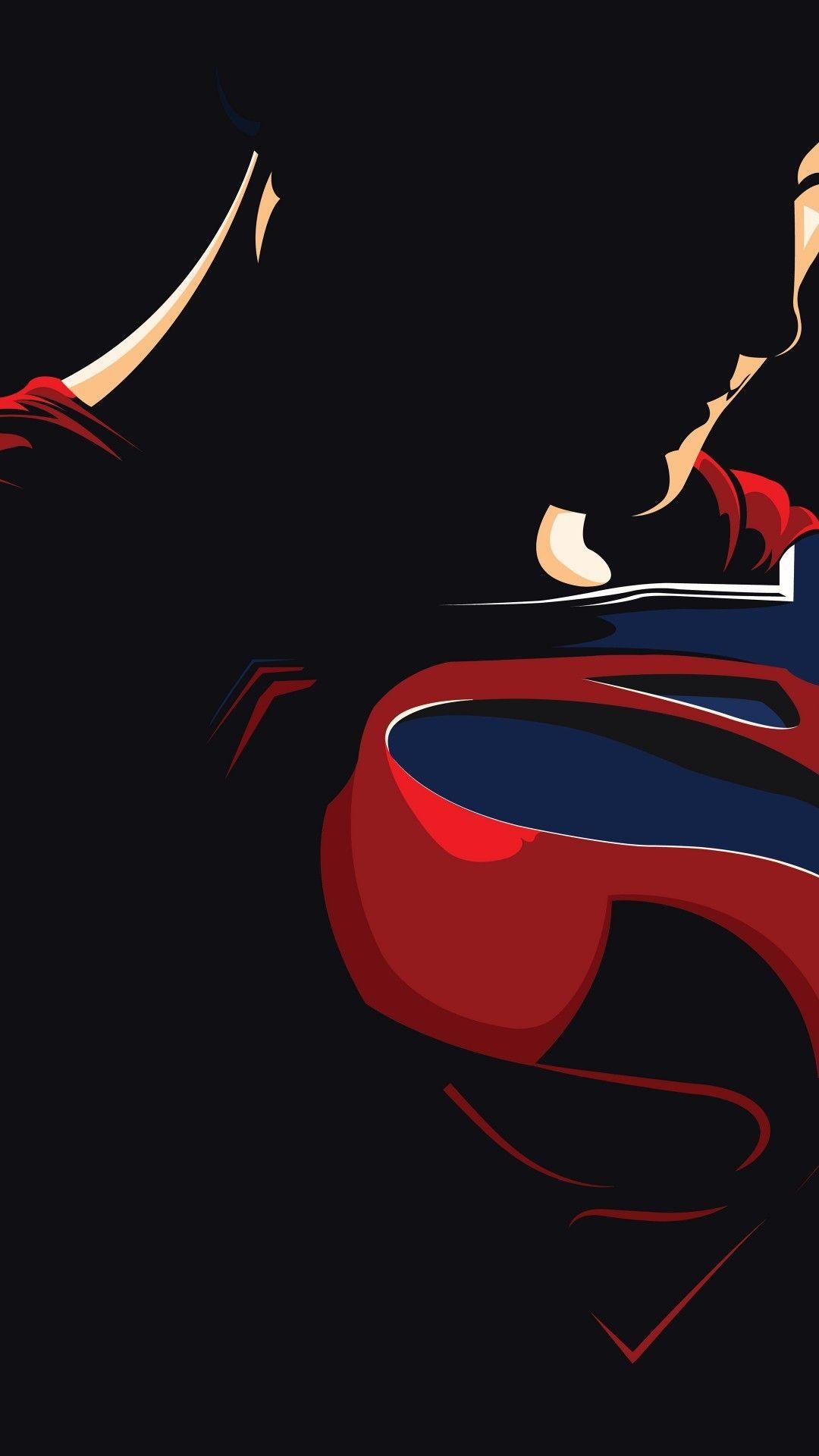 1080x1920 Download 1080x1920 Superman, Digital Art, Minimalism Wallpaper