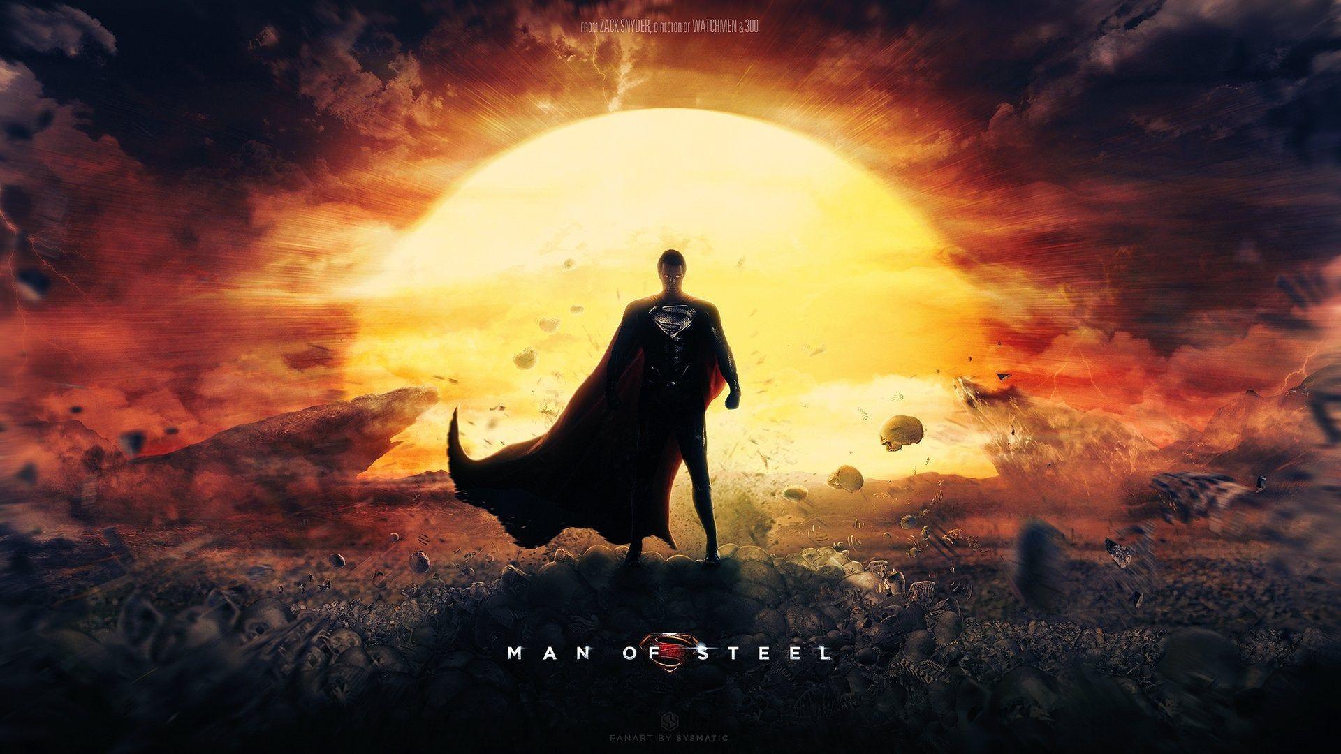 1920x1080 Epic Man of Steel wallpaper, from an epic scene