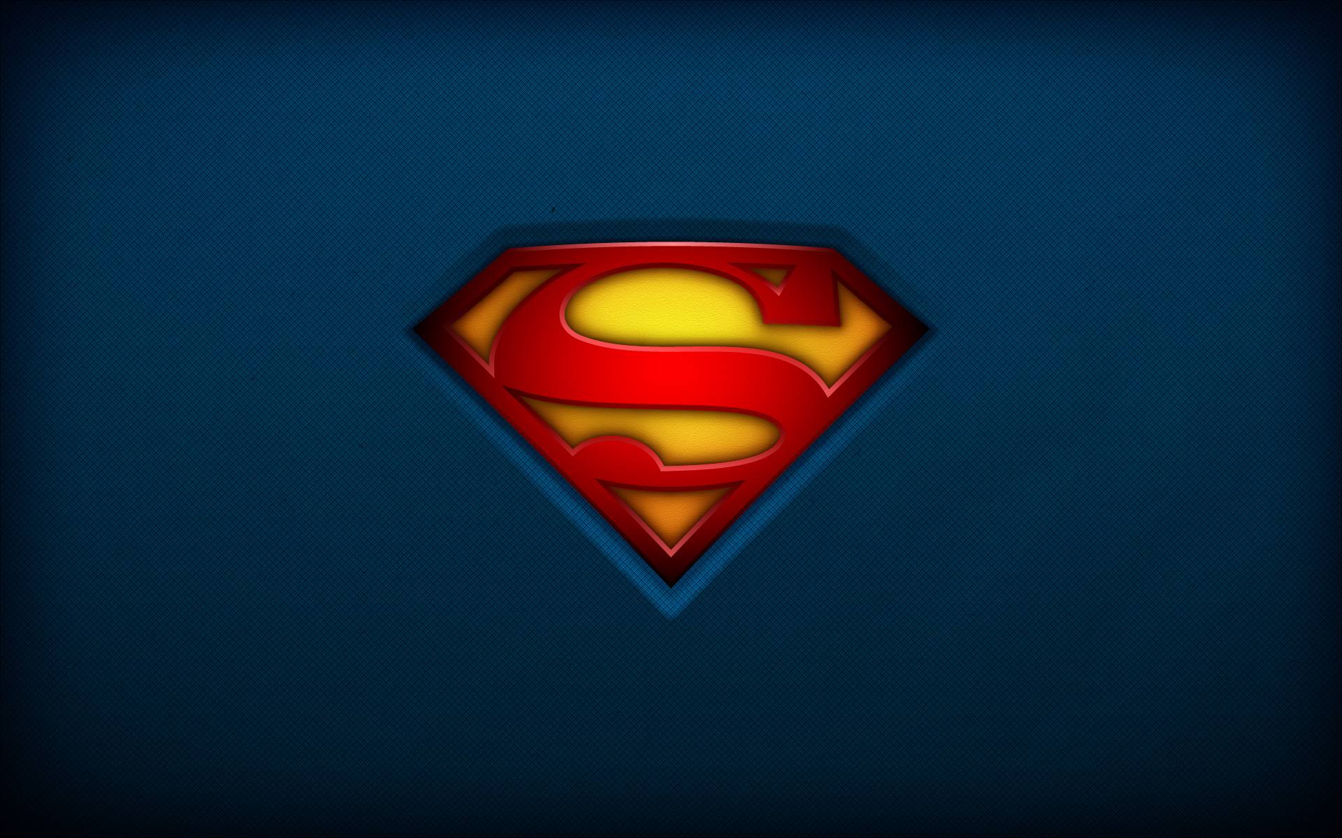 1920x1200 Superman Logo 3D Black Wallpaper HD Desktop Wallpaper