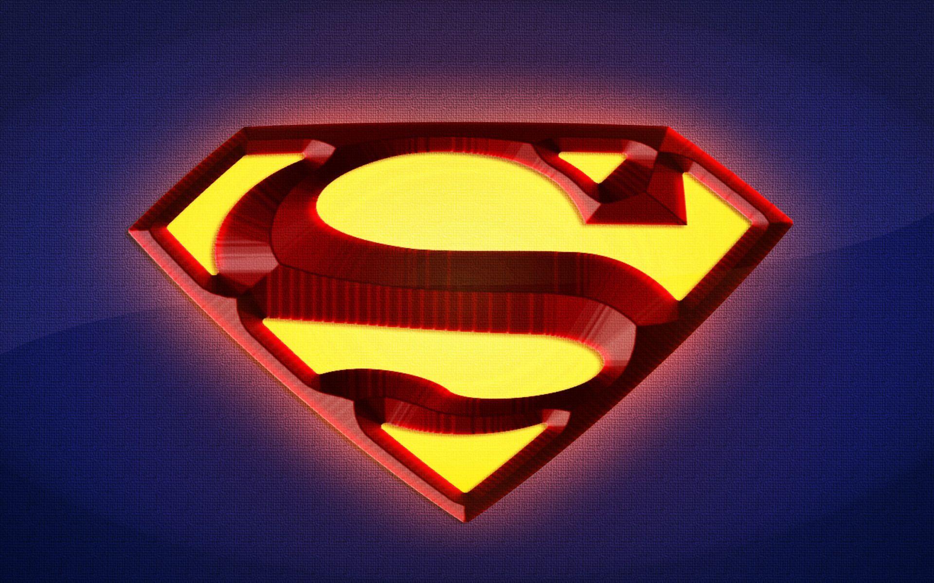 1920x1200 Superman Logo Wallpaper for iPad