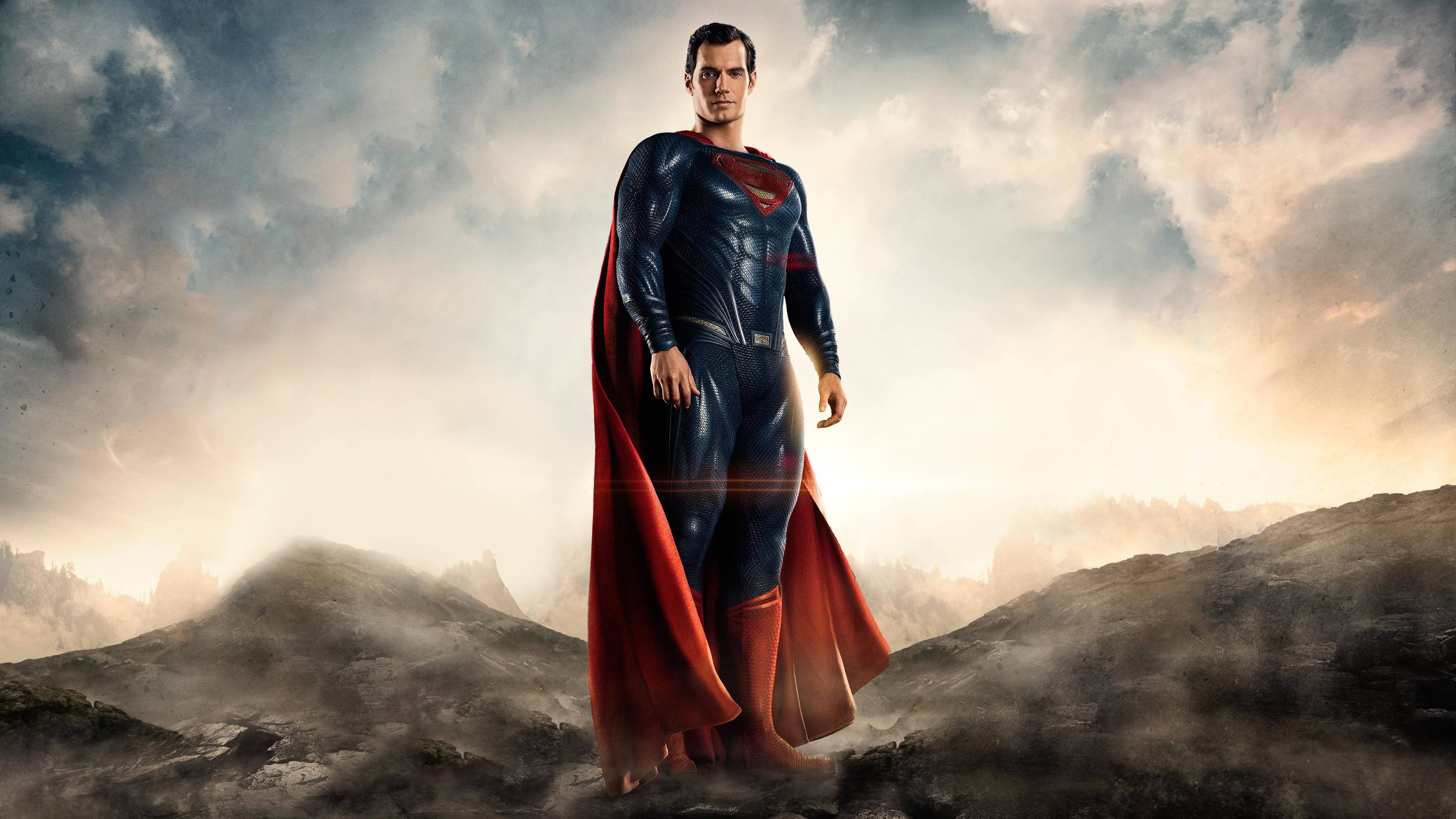 3840x2160 Superman Justice League Henry Cavill 4K