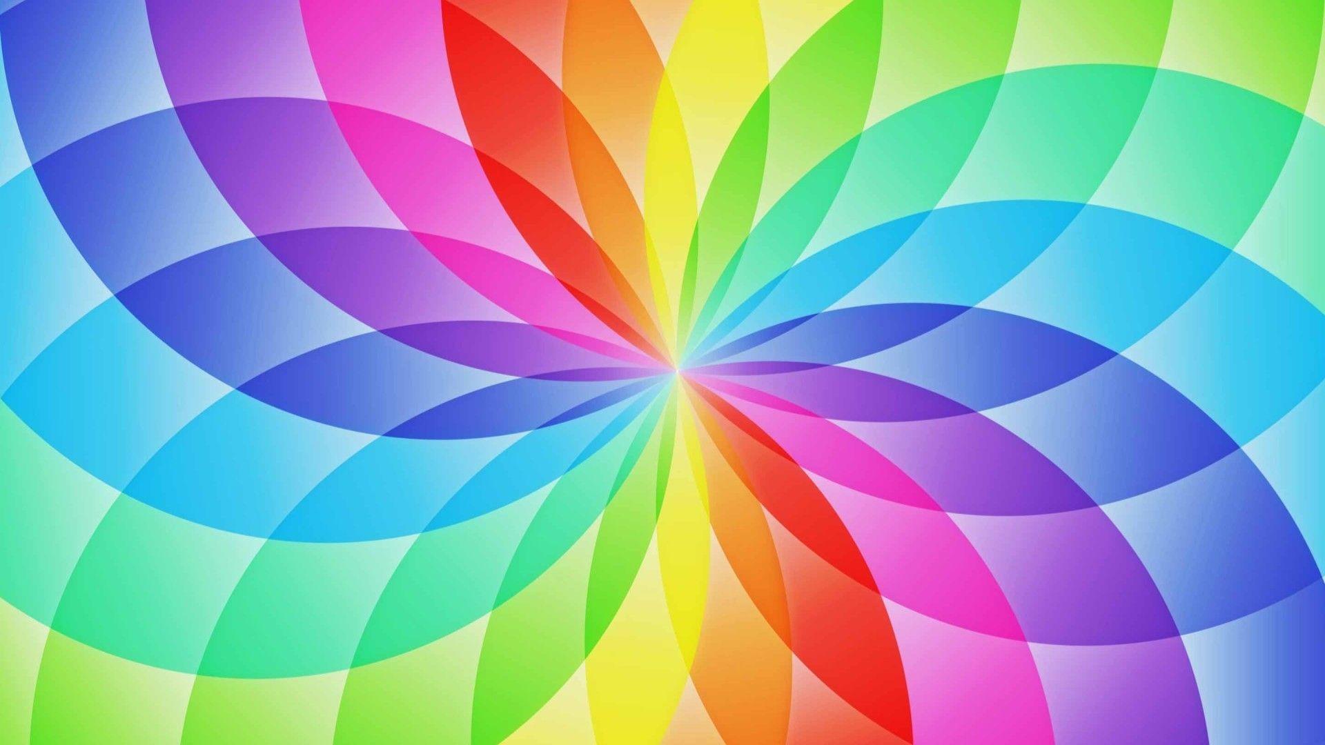1920x1080 Rainbow Circles Mac Background Desktop Wallpaper High Definition