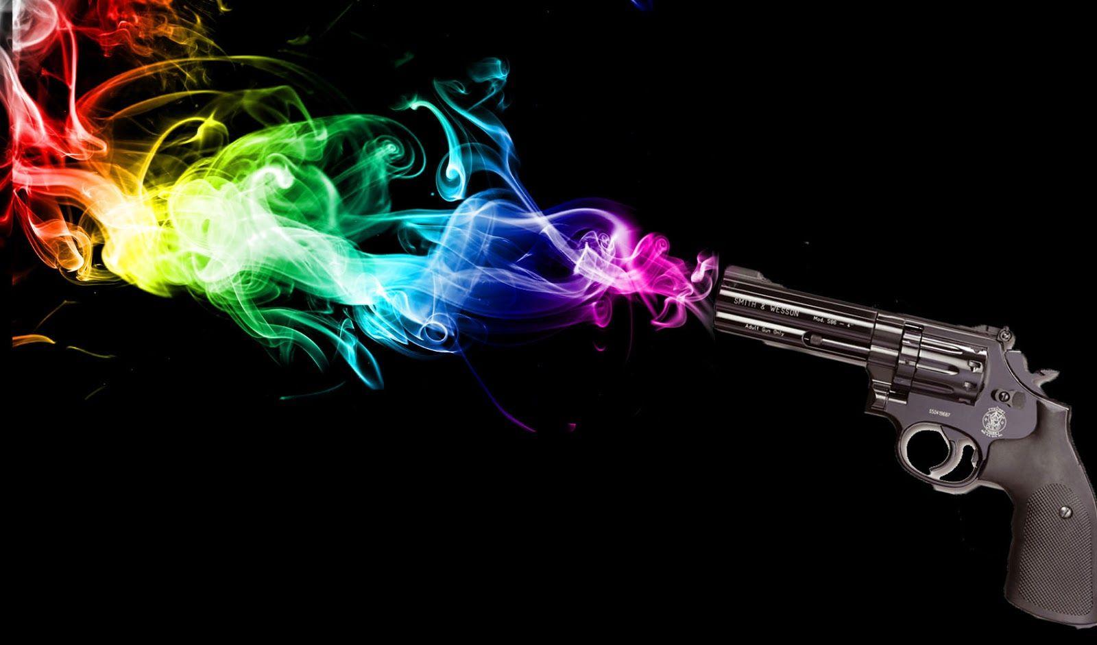 1600x941 Free download Rainbow Smoke HD Wallpaper Desktop Wallpaper