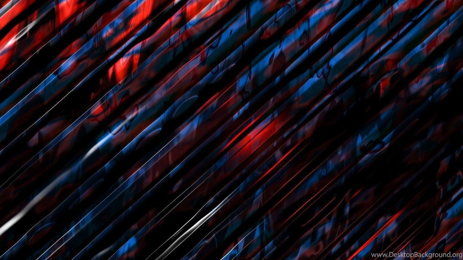 1920x1080 Metallic Shiny Red And Blue Curves Wallpaper Desktop Background