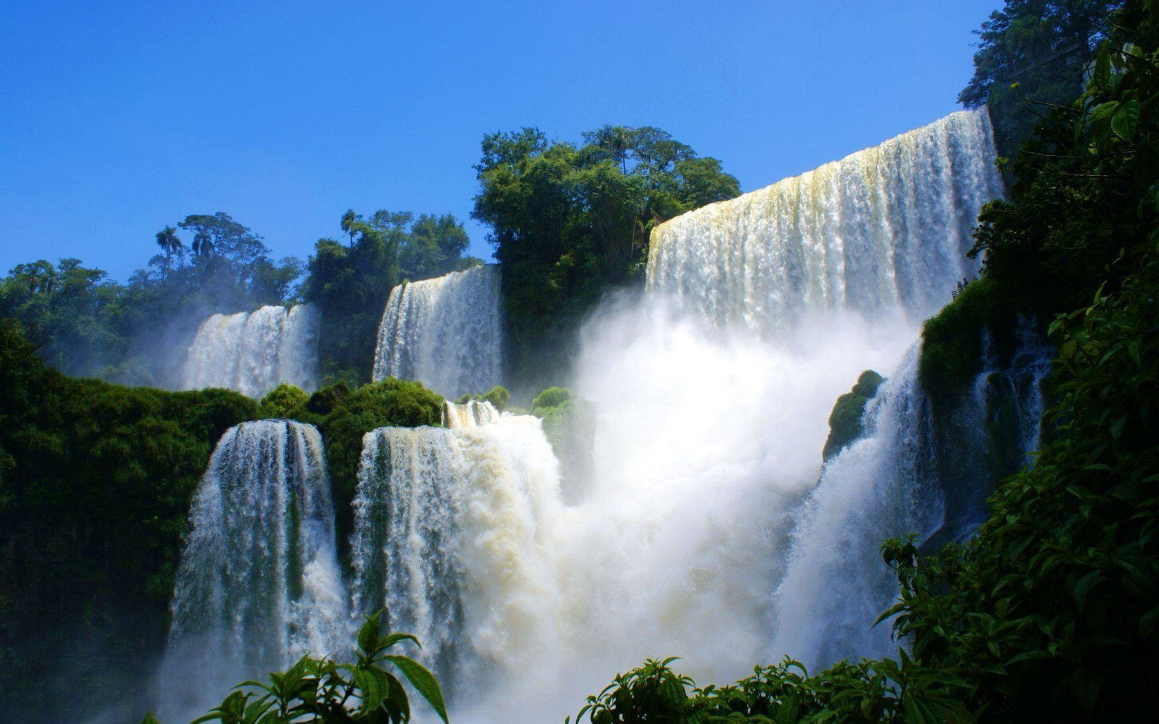 1680x1050 Waterfall Nature Wallpaper