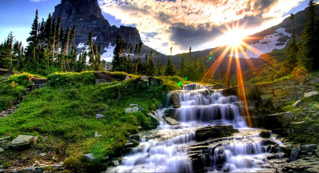 1270x691 Waterfall Wallpaper HD