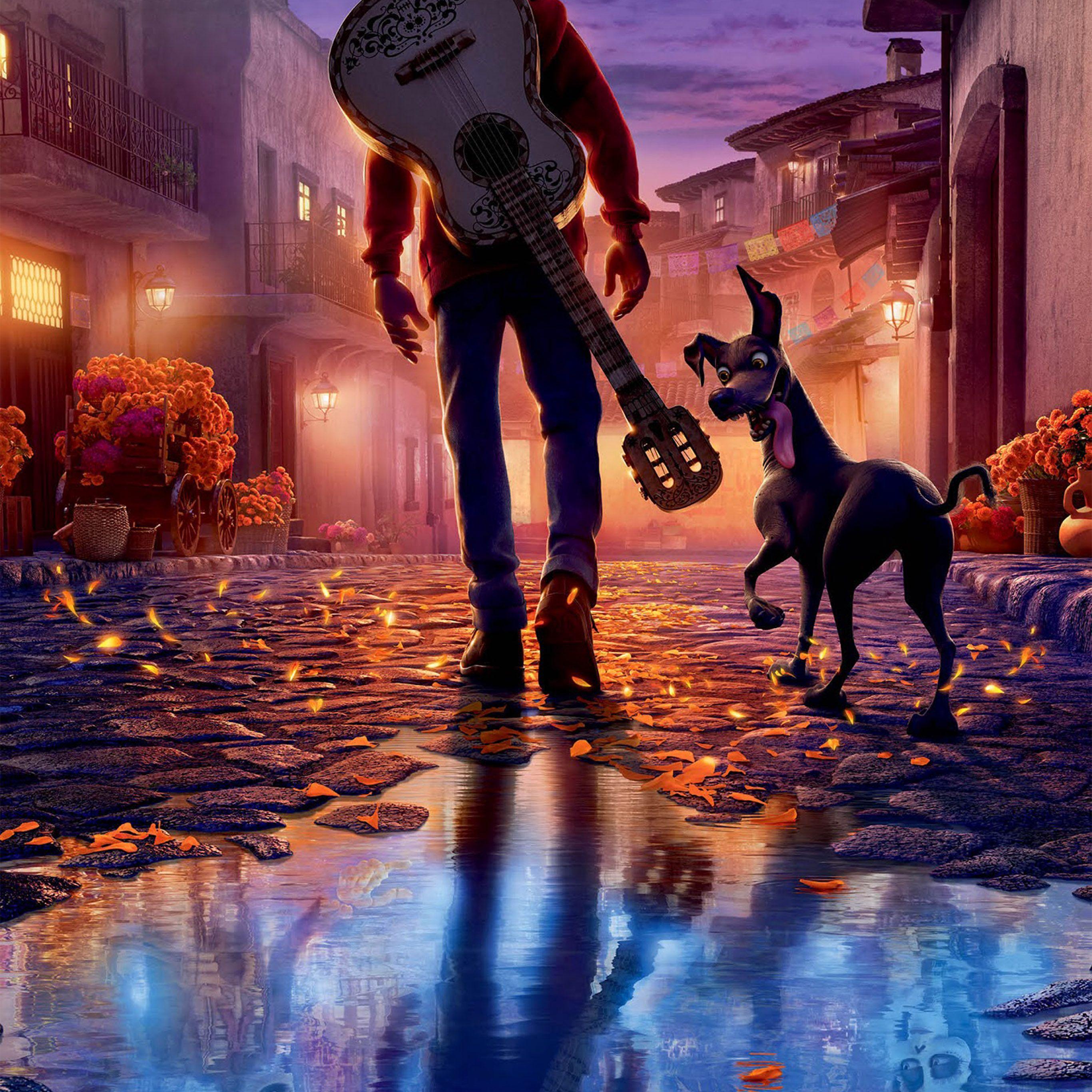 2732x2732 Disney Pixar Coco Filme Anime Art Illustration Wallpaper