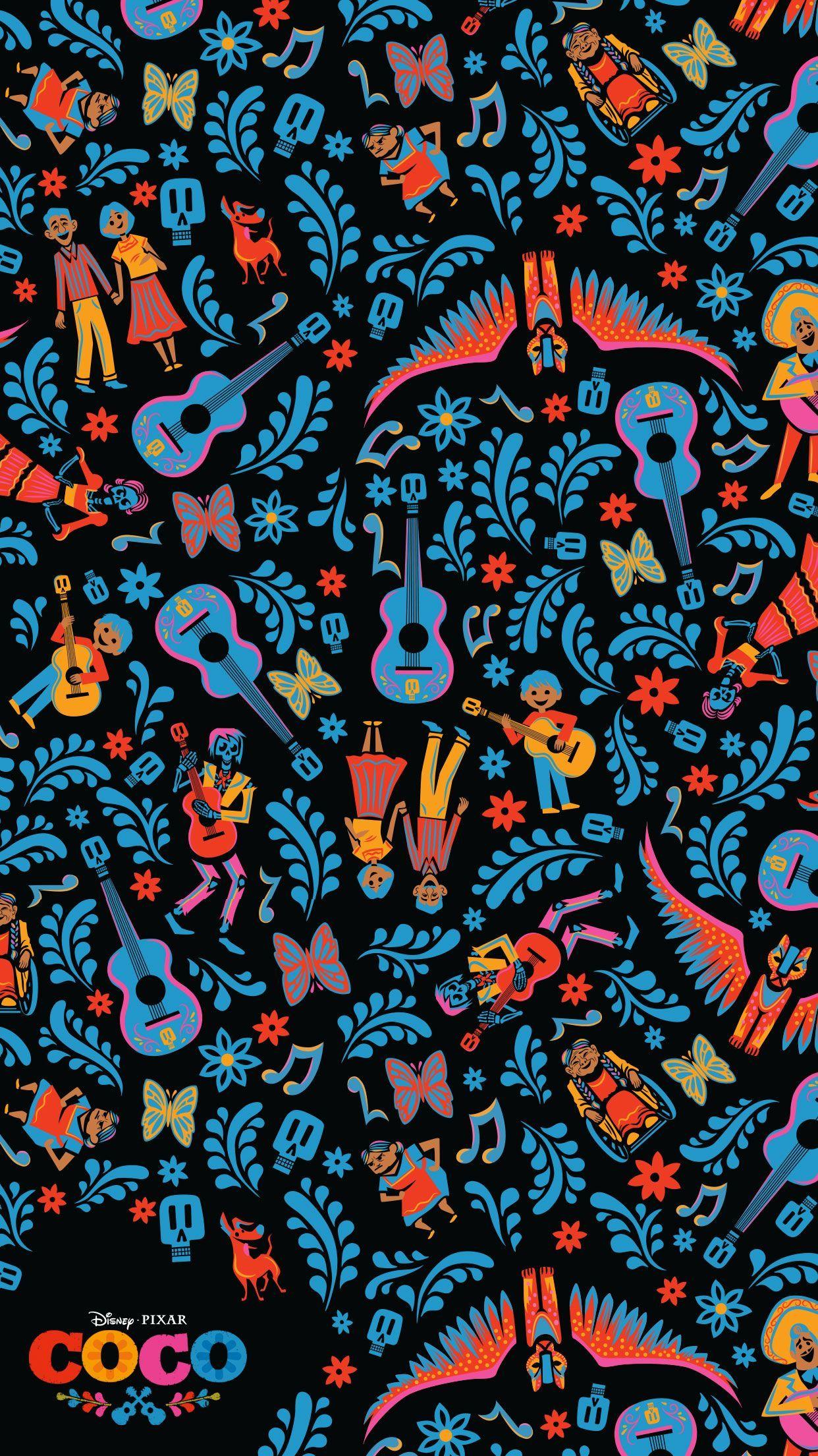 1242x2209 Coco Disney Wallpaper