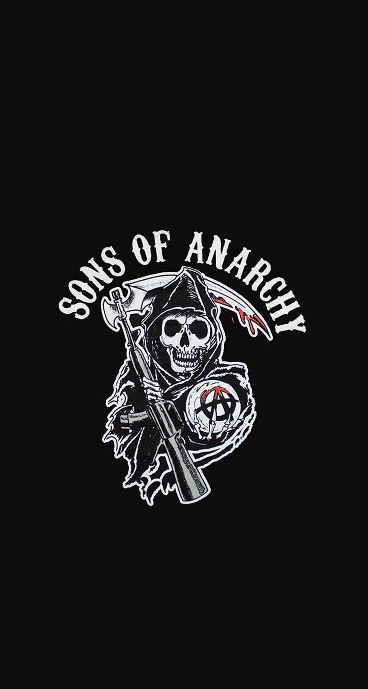 744x1392 Sons Of Anarchy Logo Wallpaper